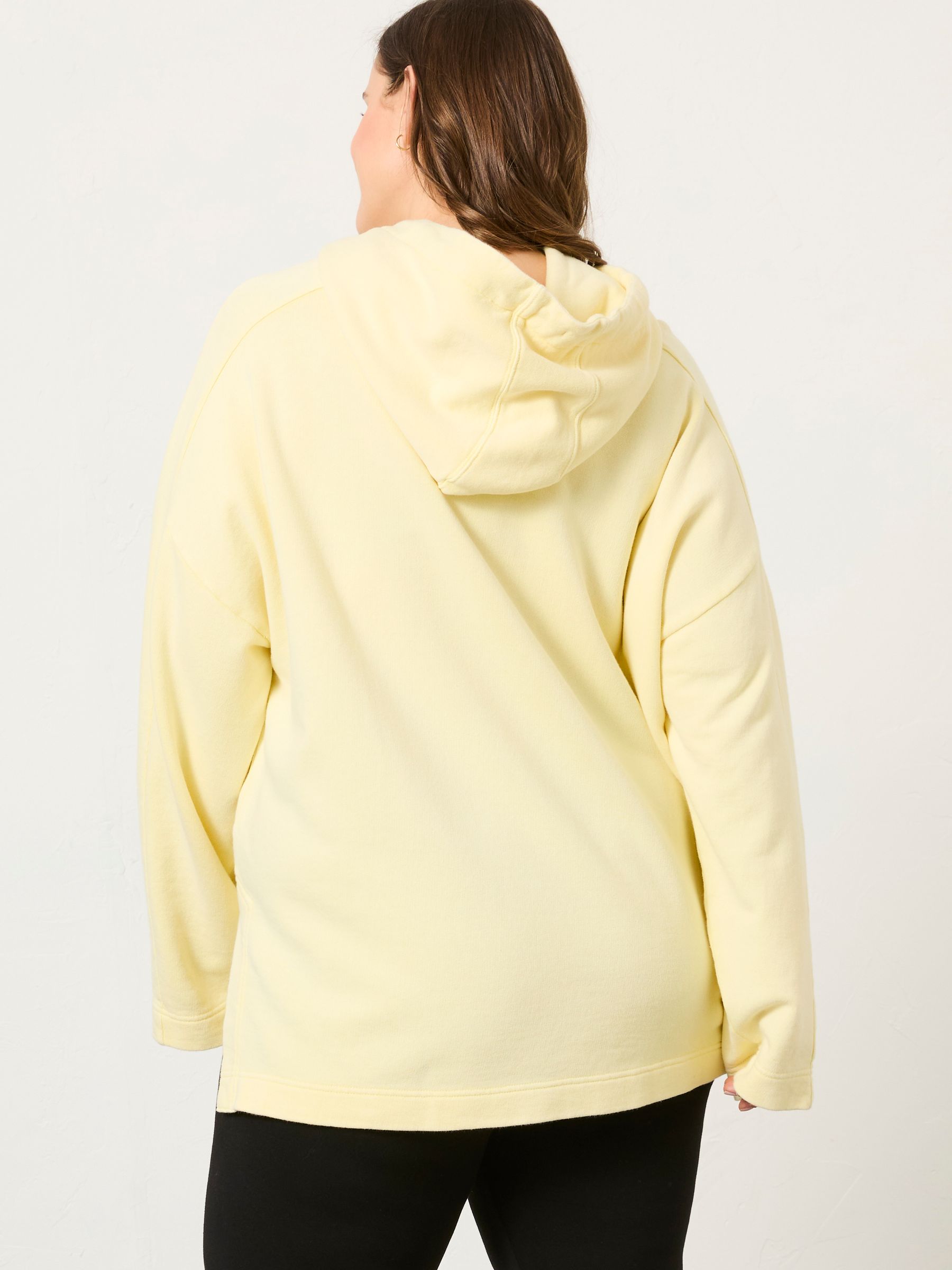 Luna Yellow 100% Cotton Hoodie - Image 8 of 11
