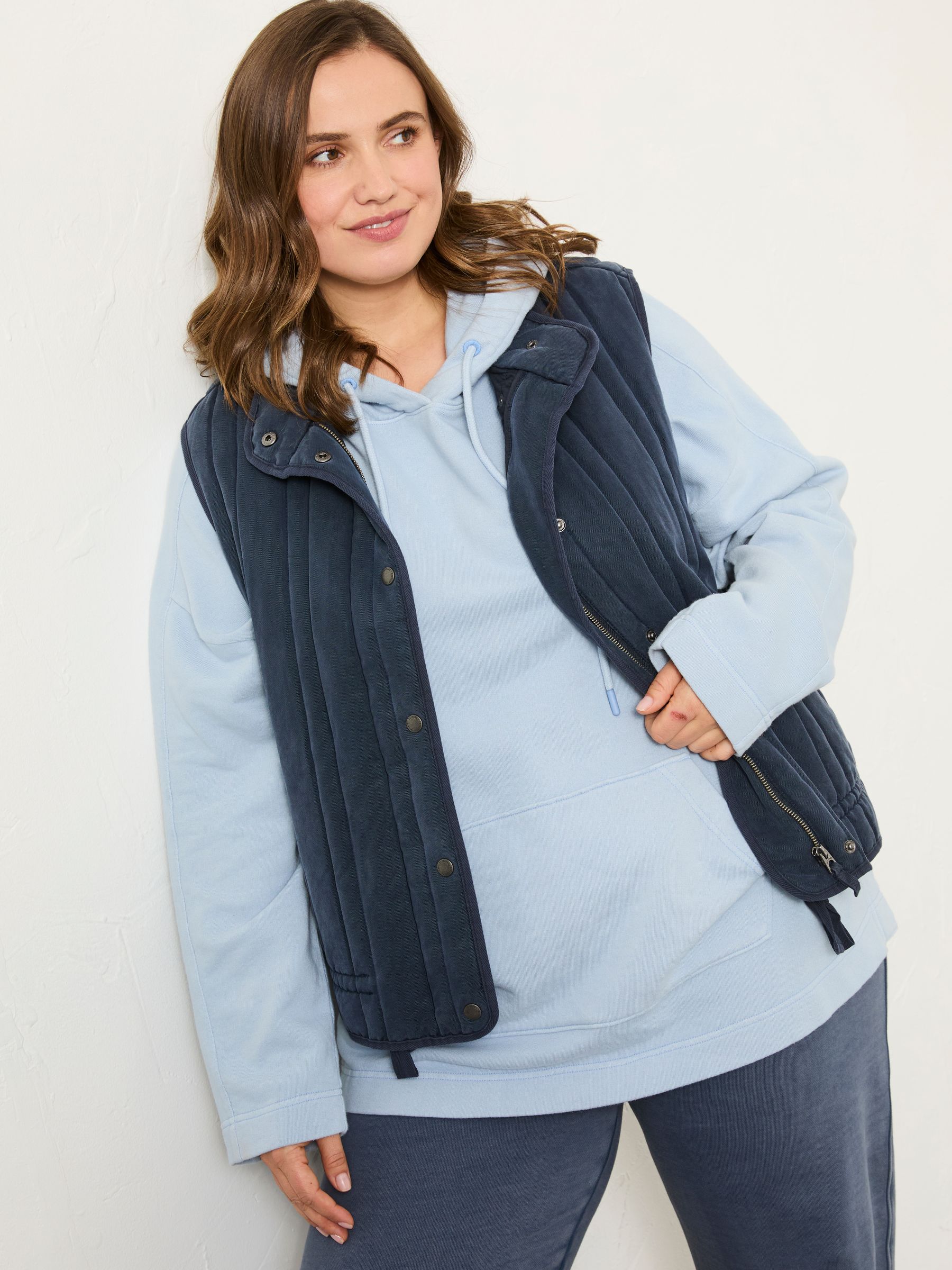 Navy Quilted Gilet - Image 5 of 11