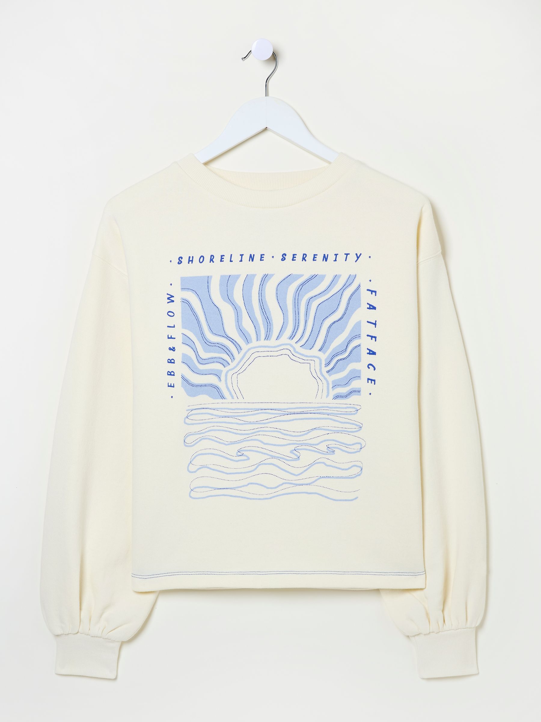 Ivory Sea Crew 100% Cotton Sweatshirt - Image 11 of 11