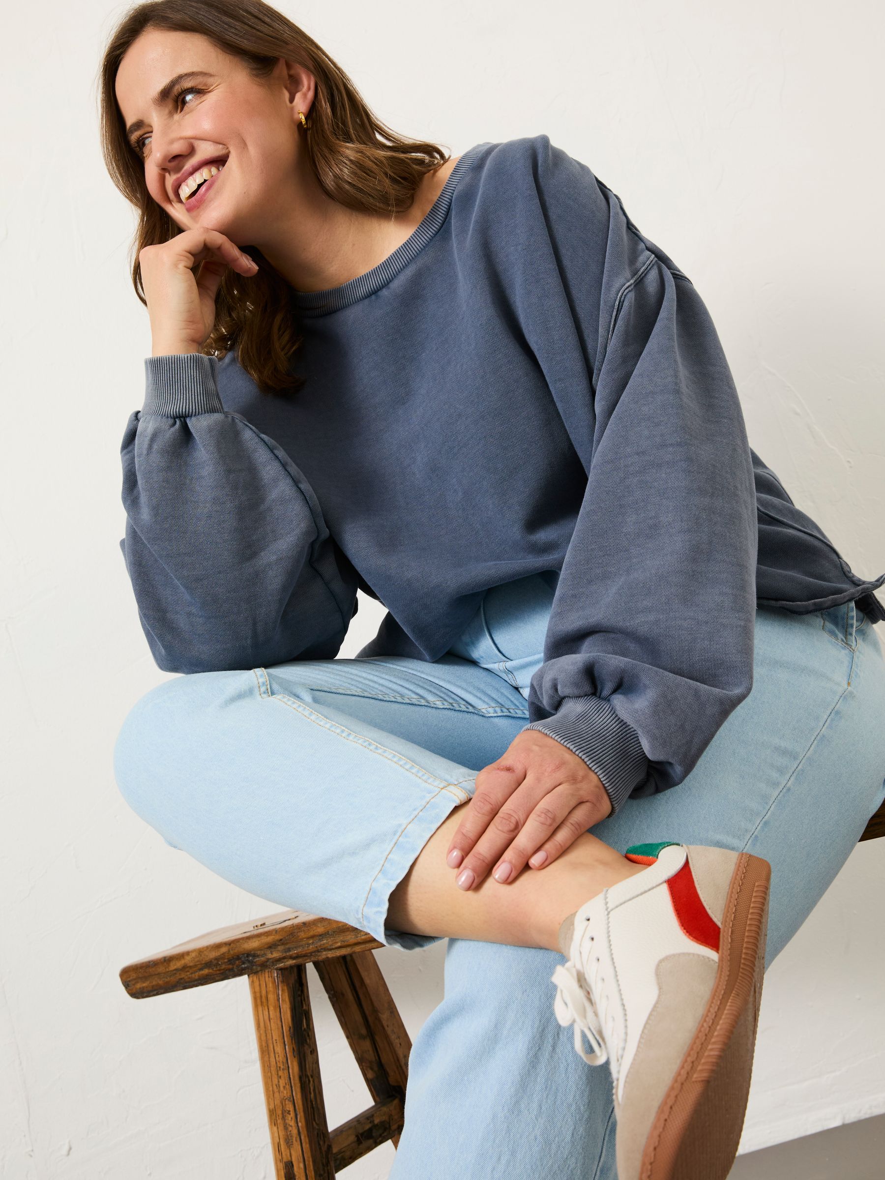 Hope Blue Crew Sweatshirt - Image 9 of 11