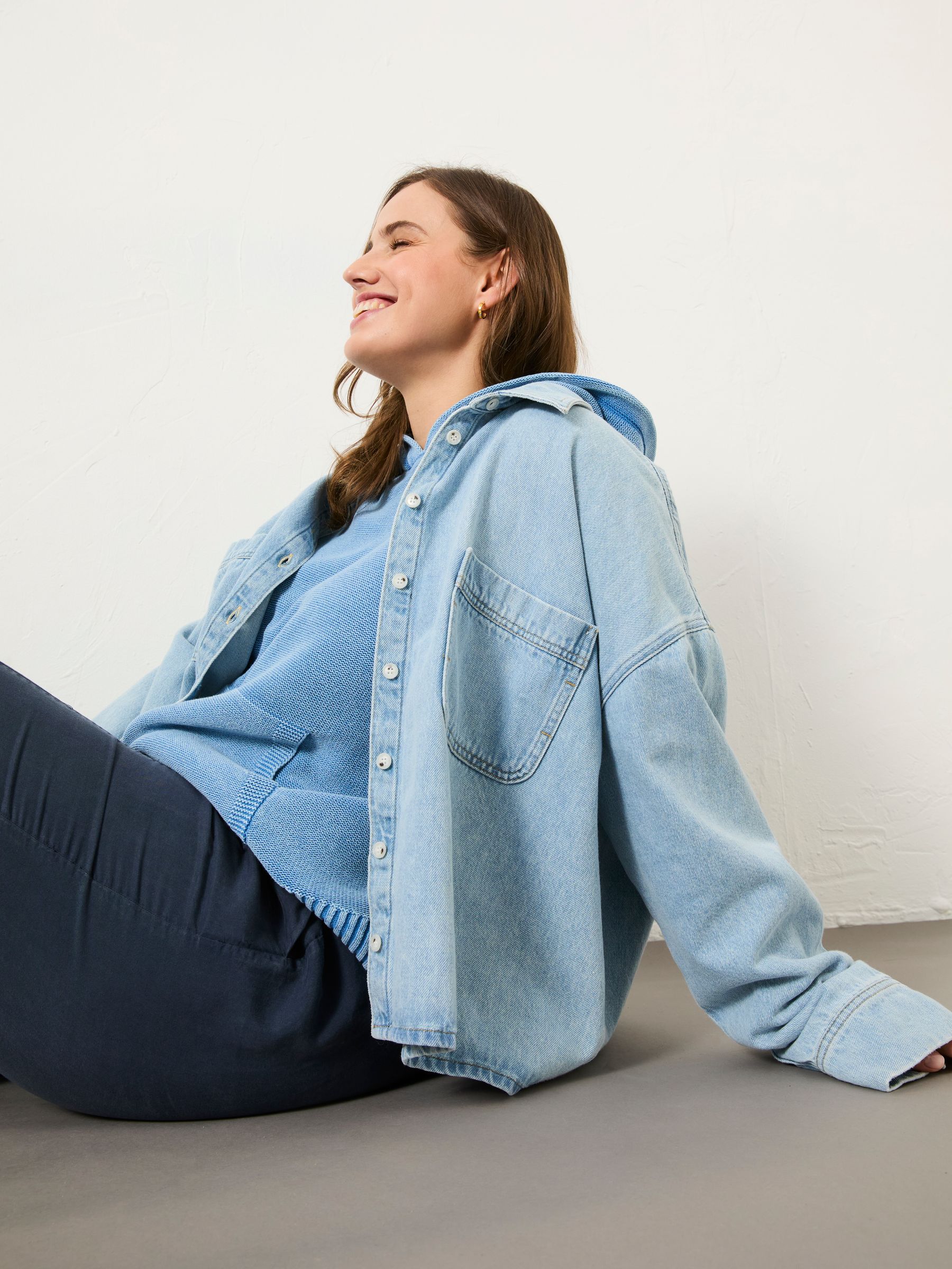 Chambray Blue Sara Chambray Shirt - Image 10 of 12