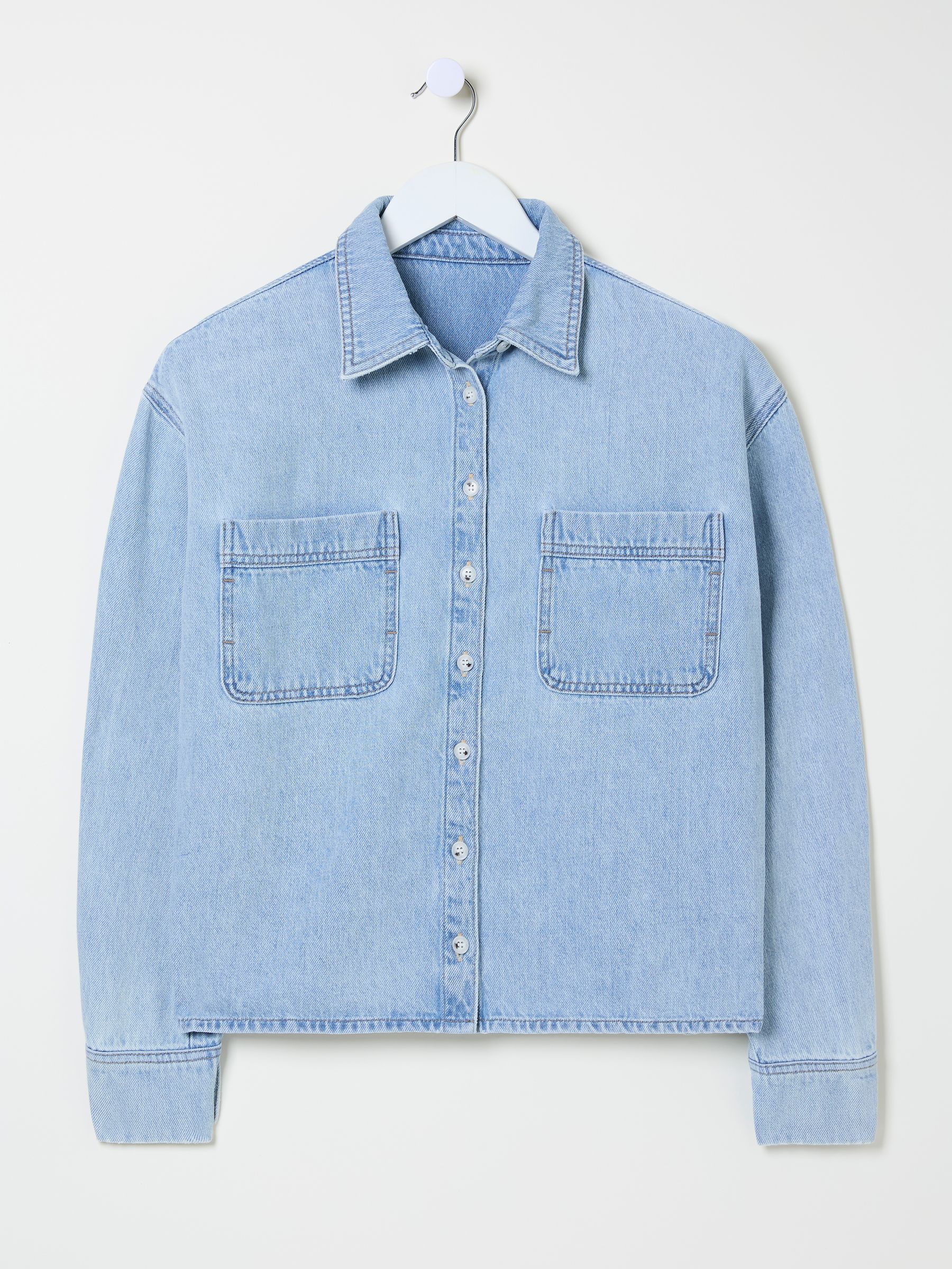 Chambray Blue Sara Chambray Shirt - Image 12 of 12