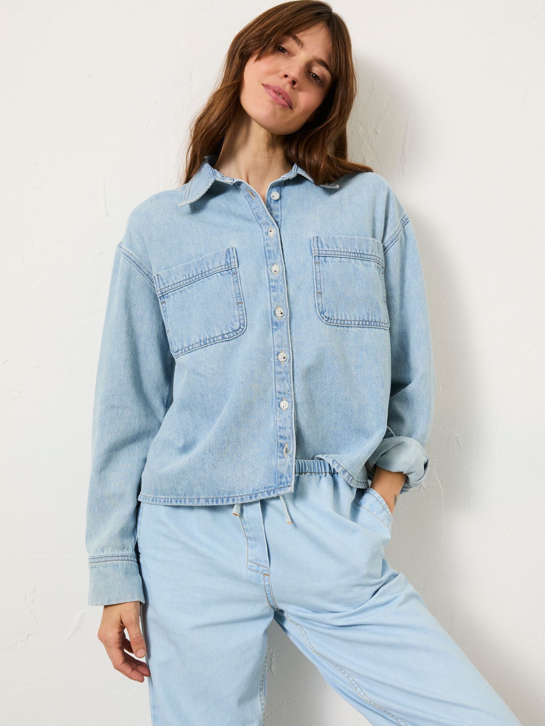 Chambray Blue Sara Chambray Shirt - Image 5 of 12