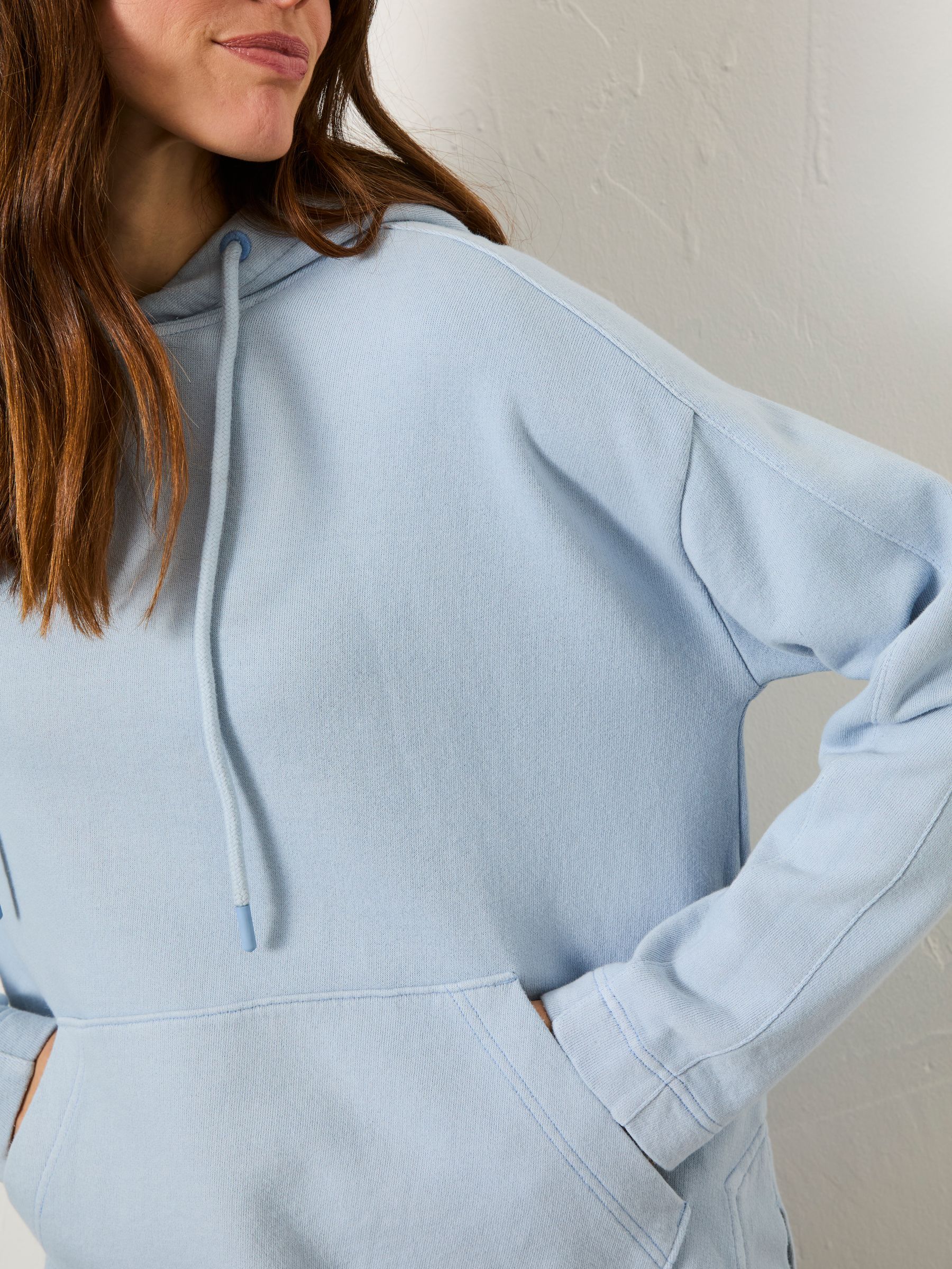 Luna Blue 100% Cotton Hoodie - Image 5 of 10