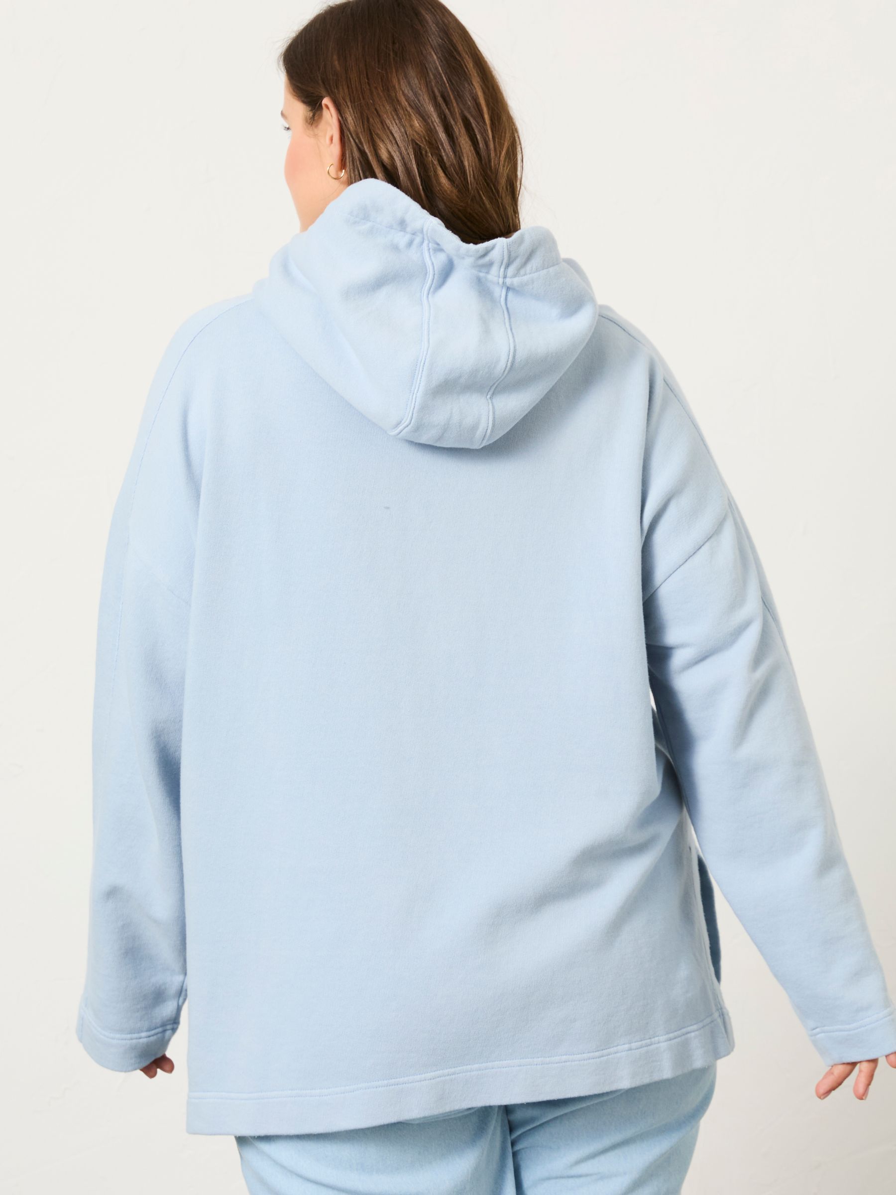 Luna Blue 100% Cotton Hoodie - Image 7 of 10