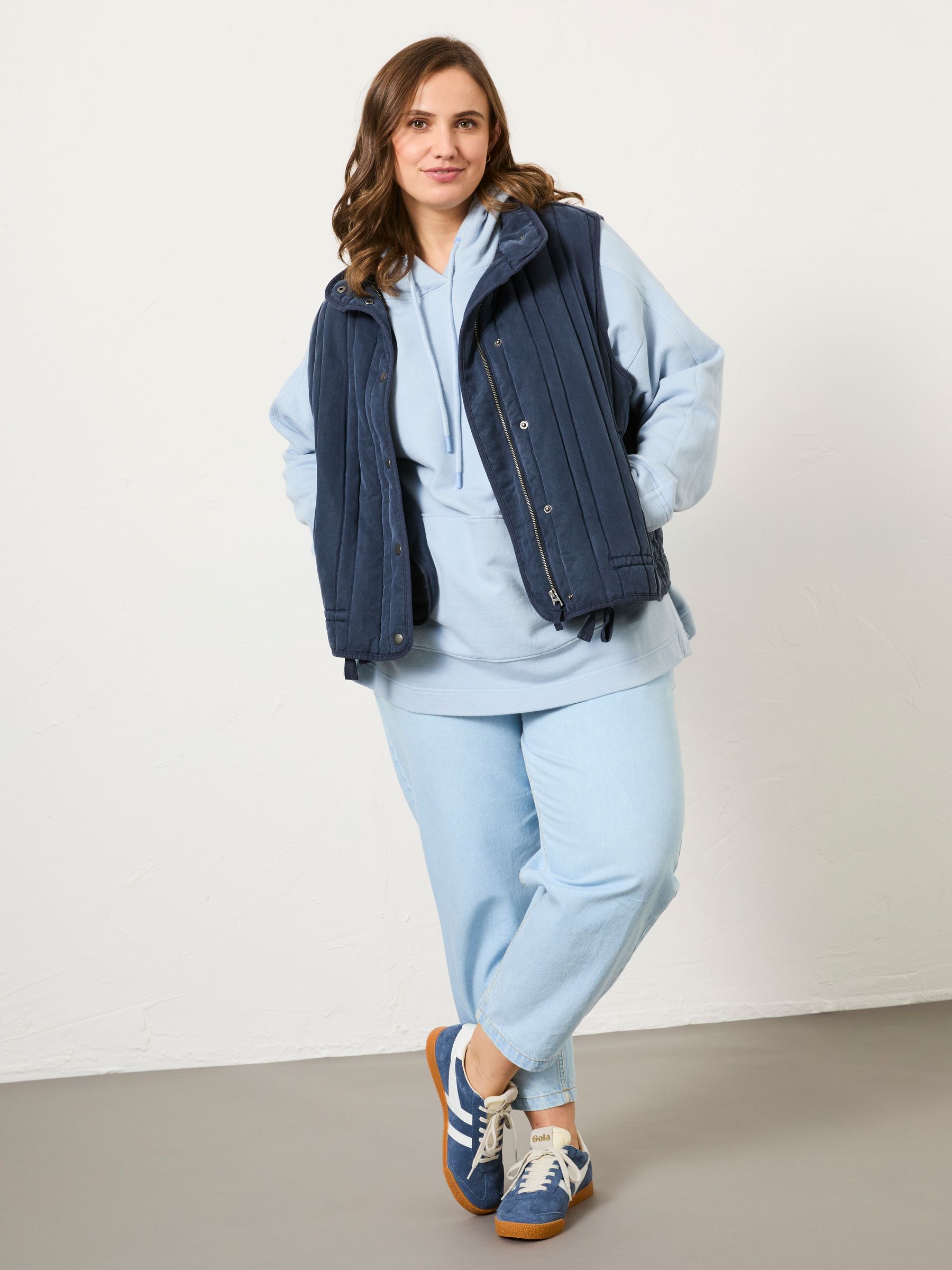 Luna Blue 100% Cotton Hoodie - Image 8 of 10