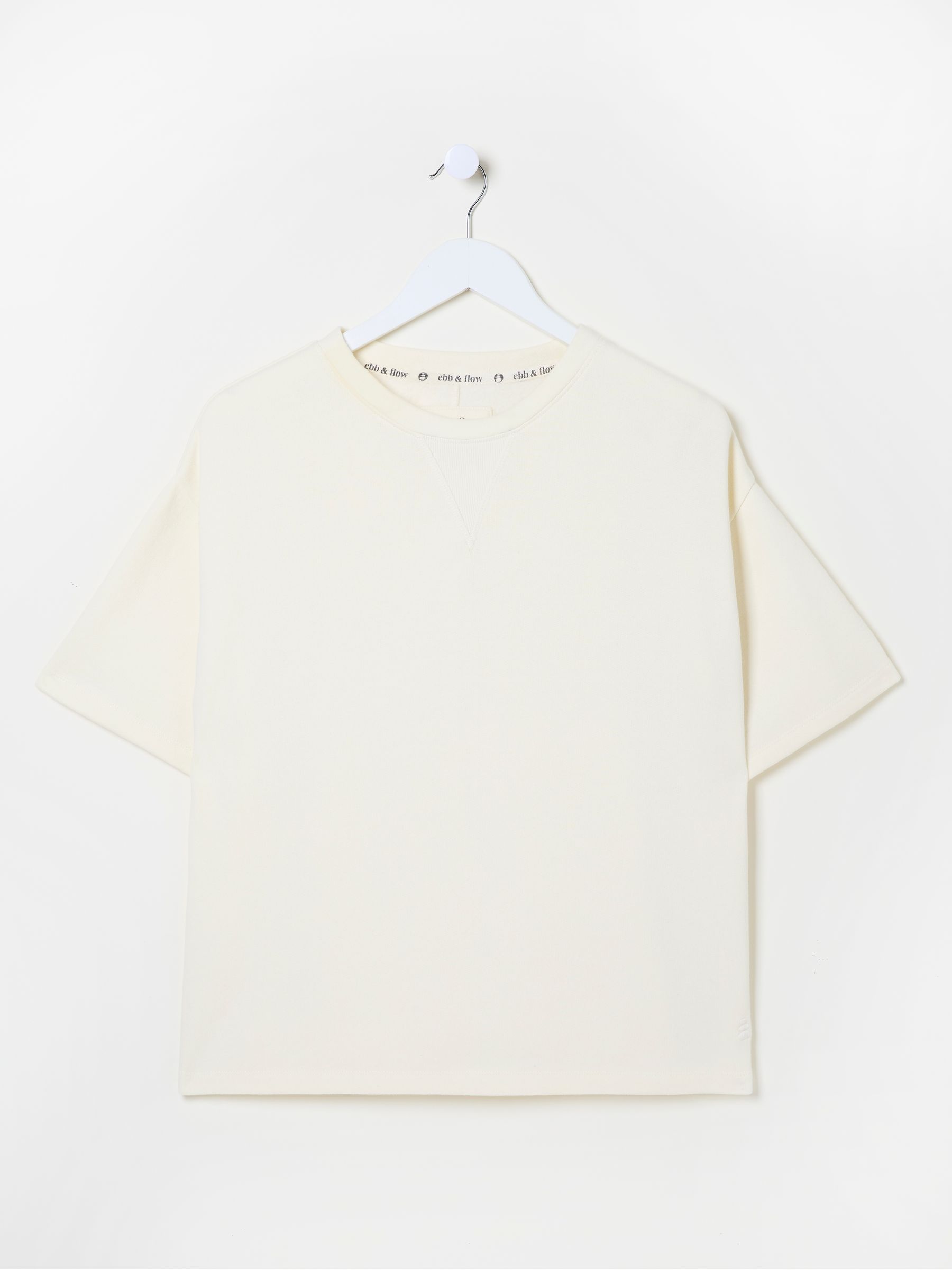 Ivory Sol Crew 100% Cotton Sweatshirt | FatFace USA