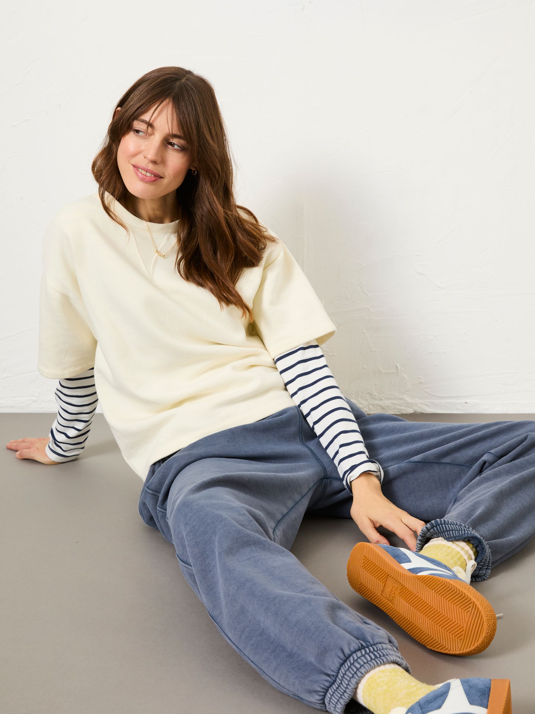 Ivory Sol Crew 100% Cotton Sweatshirt - Image 4 of 11
