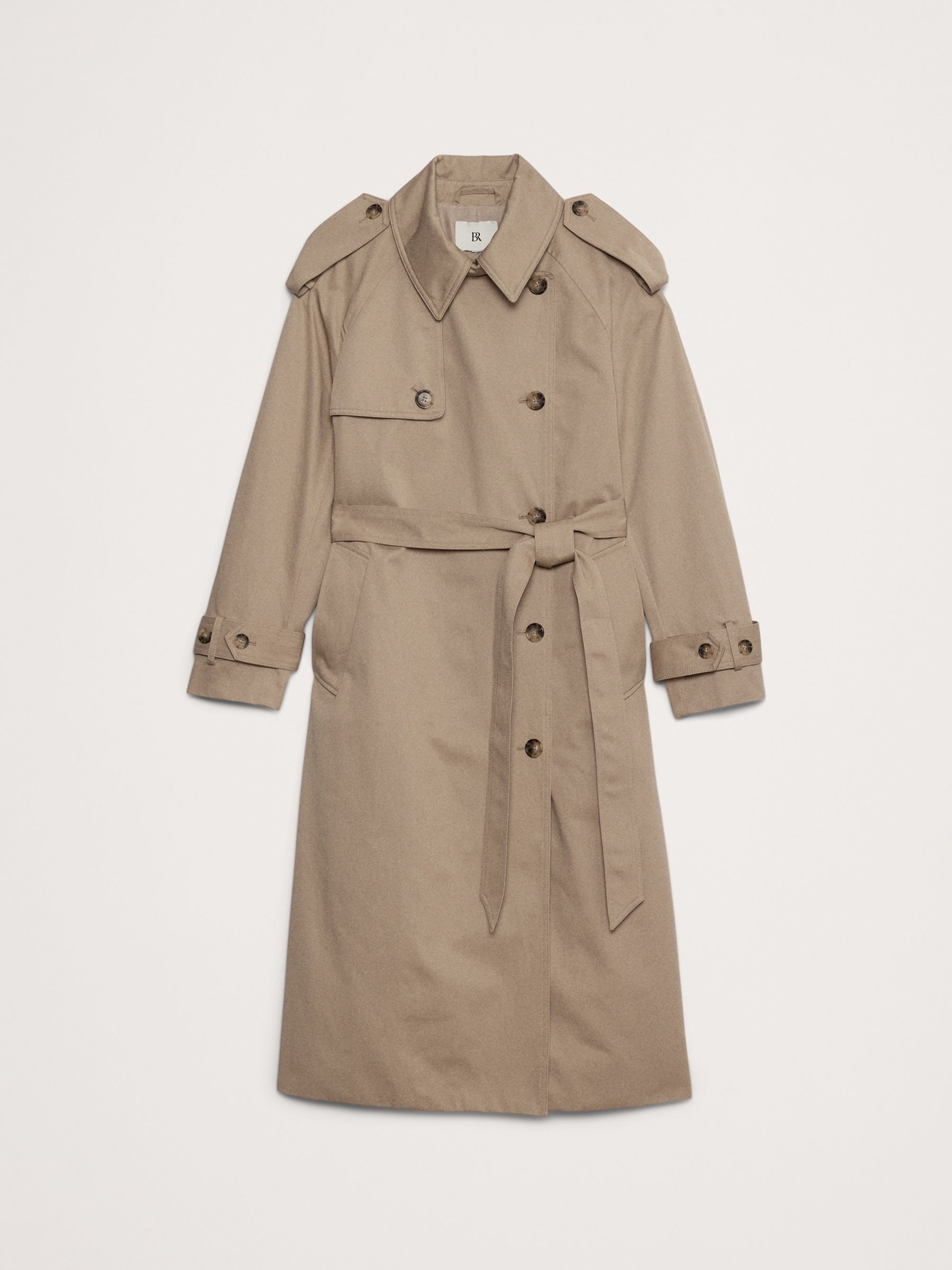 Banana Republic Beige Classic Cotton Trench Coat | Gap