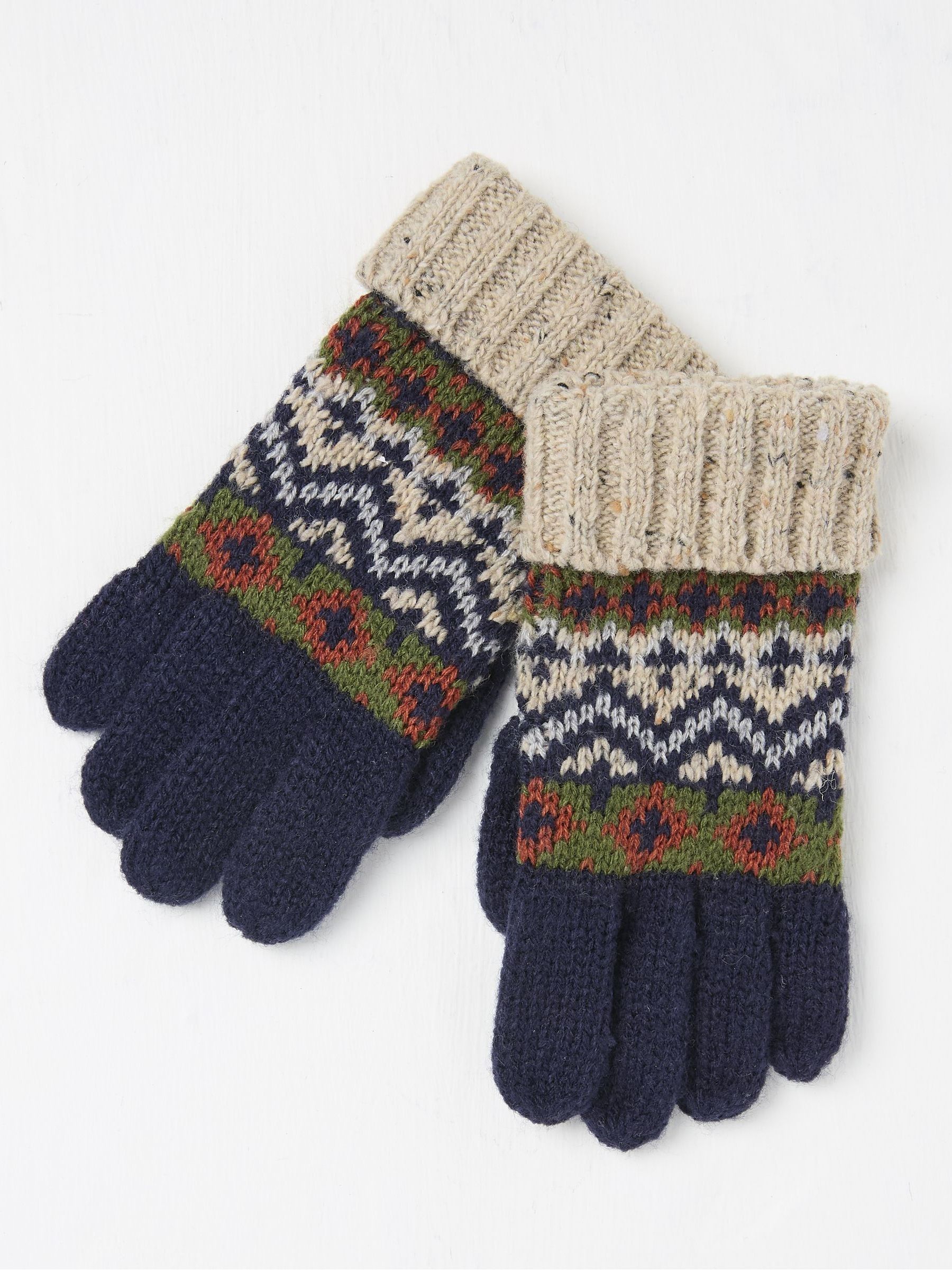 Blue Fairisle Gloves - Image 1 of 2