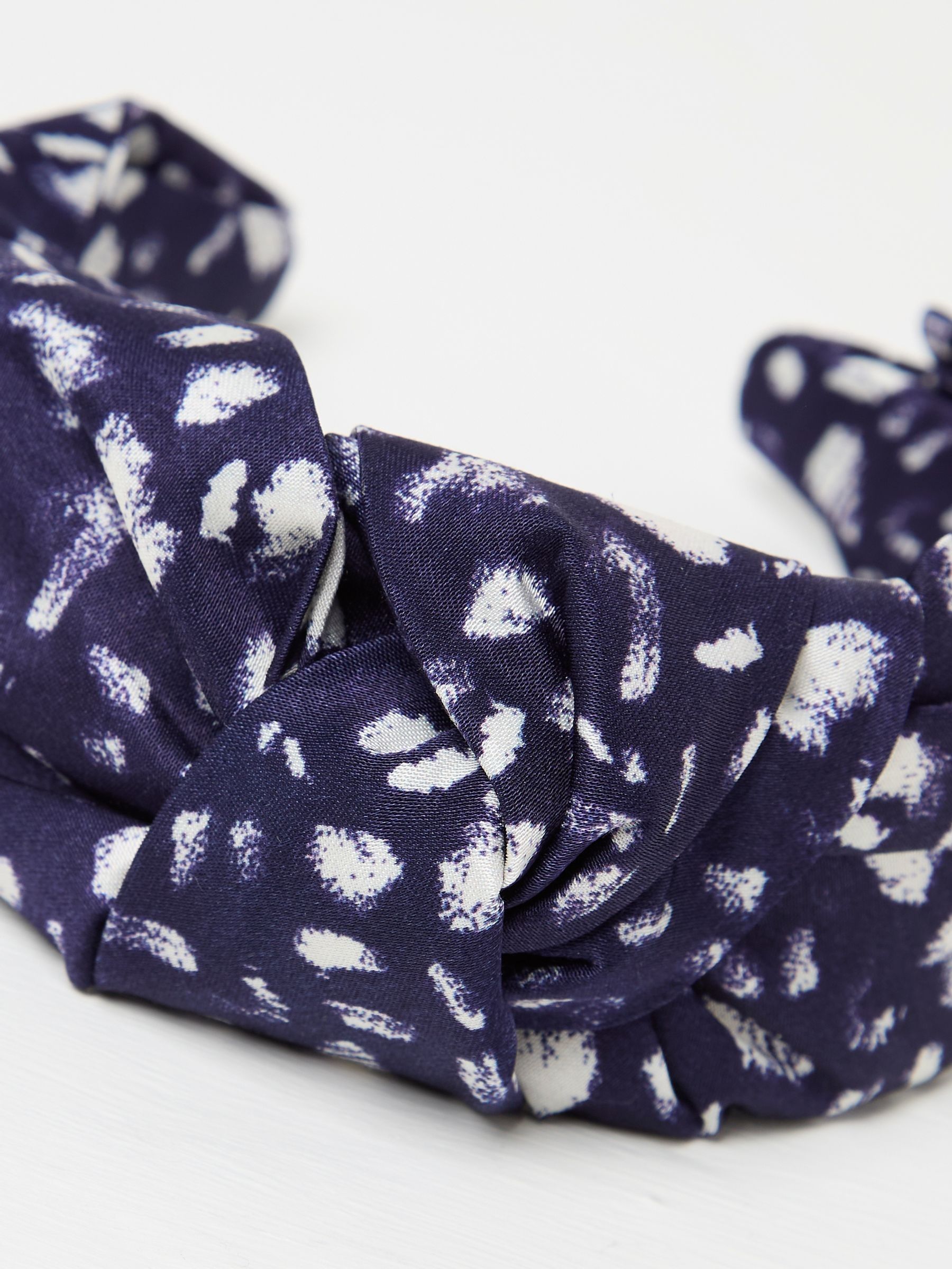 Navy Copper & Black Printed Headband - Image 2 of 2