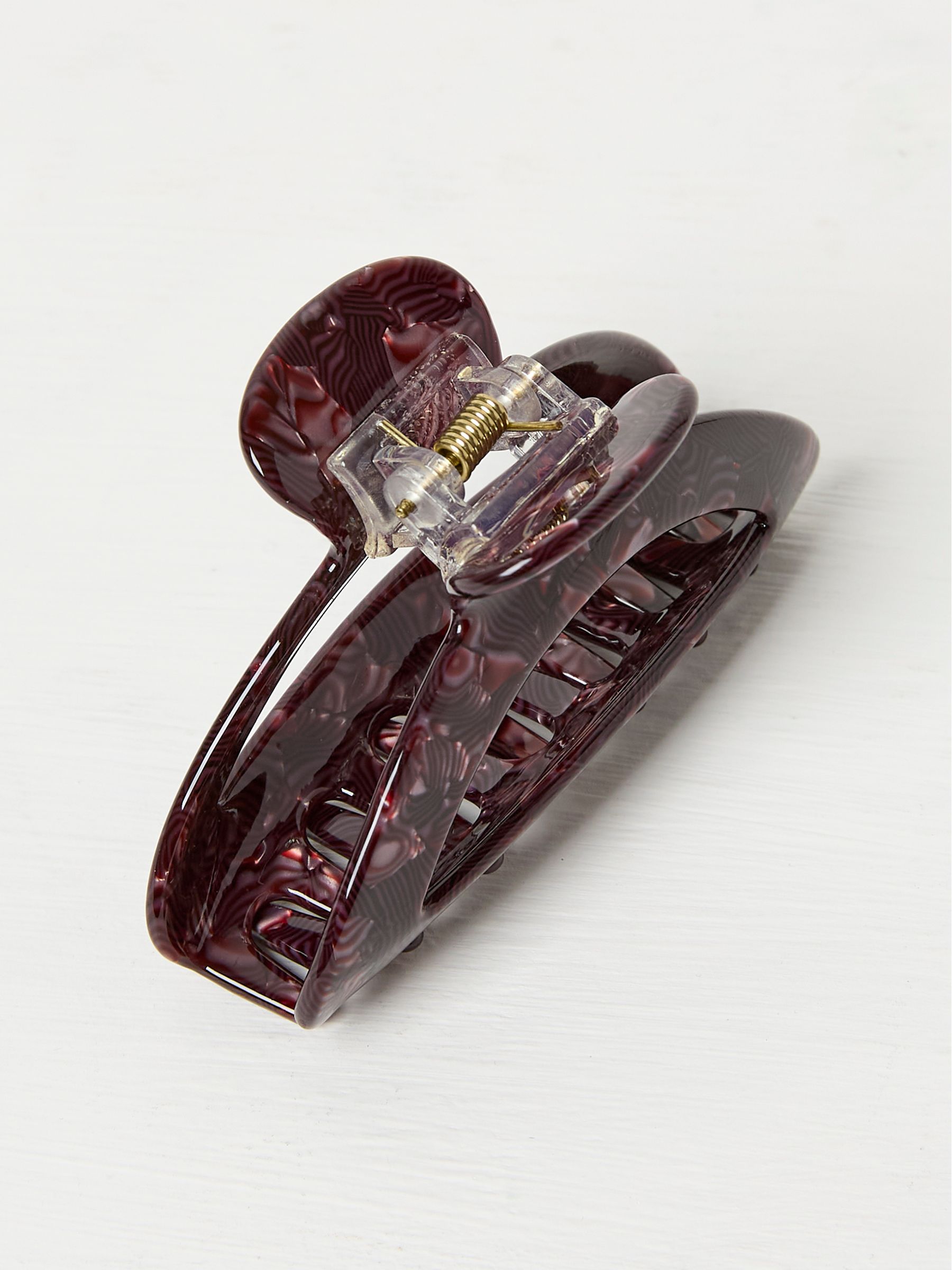 Purple Half Moon Claw Clip - Image 2 of 2