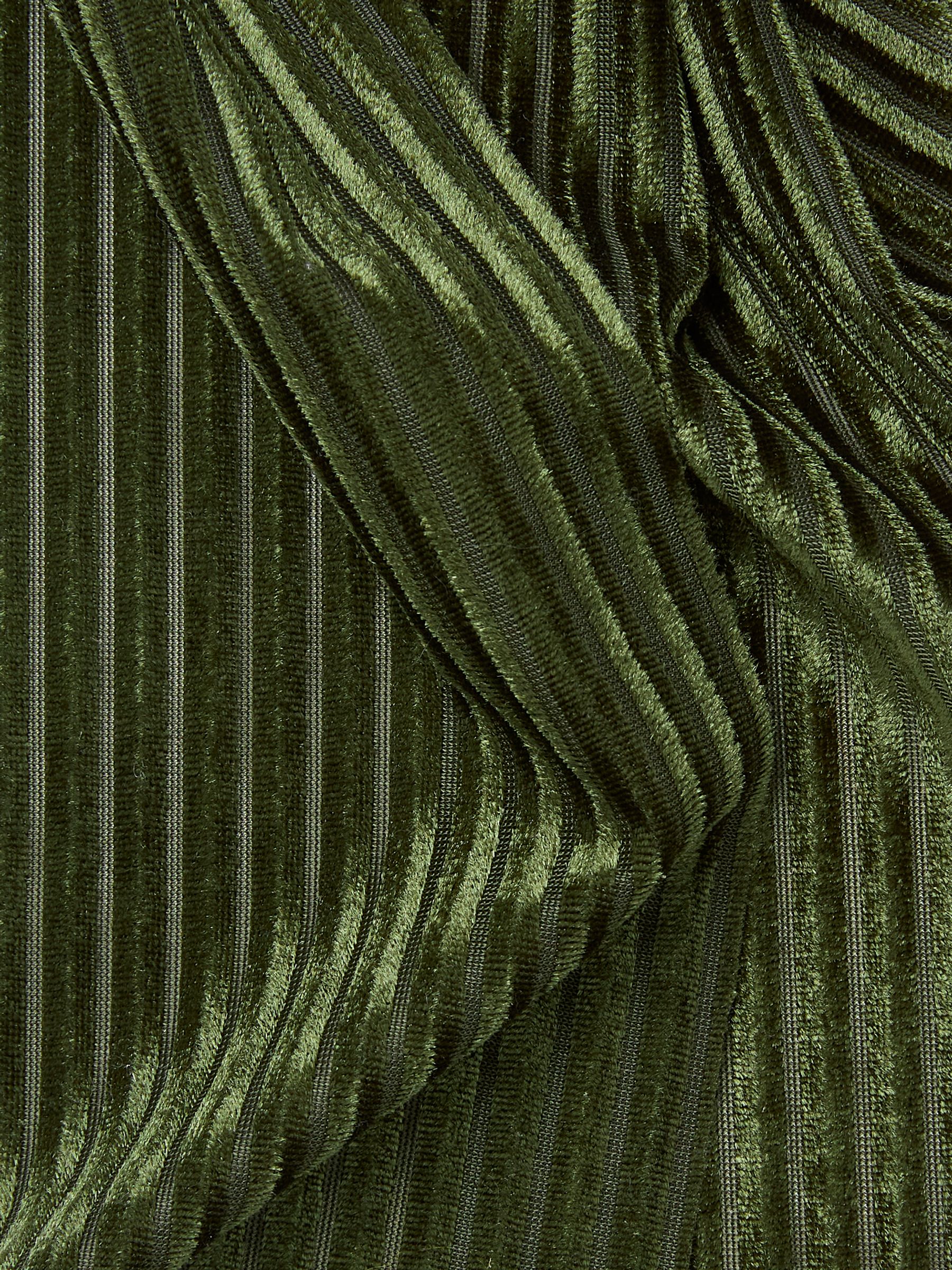 Green Velvet Tie Scrunchie - Image 3 of 3