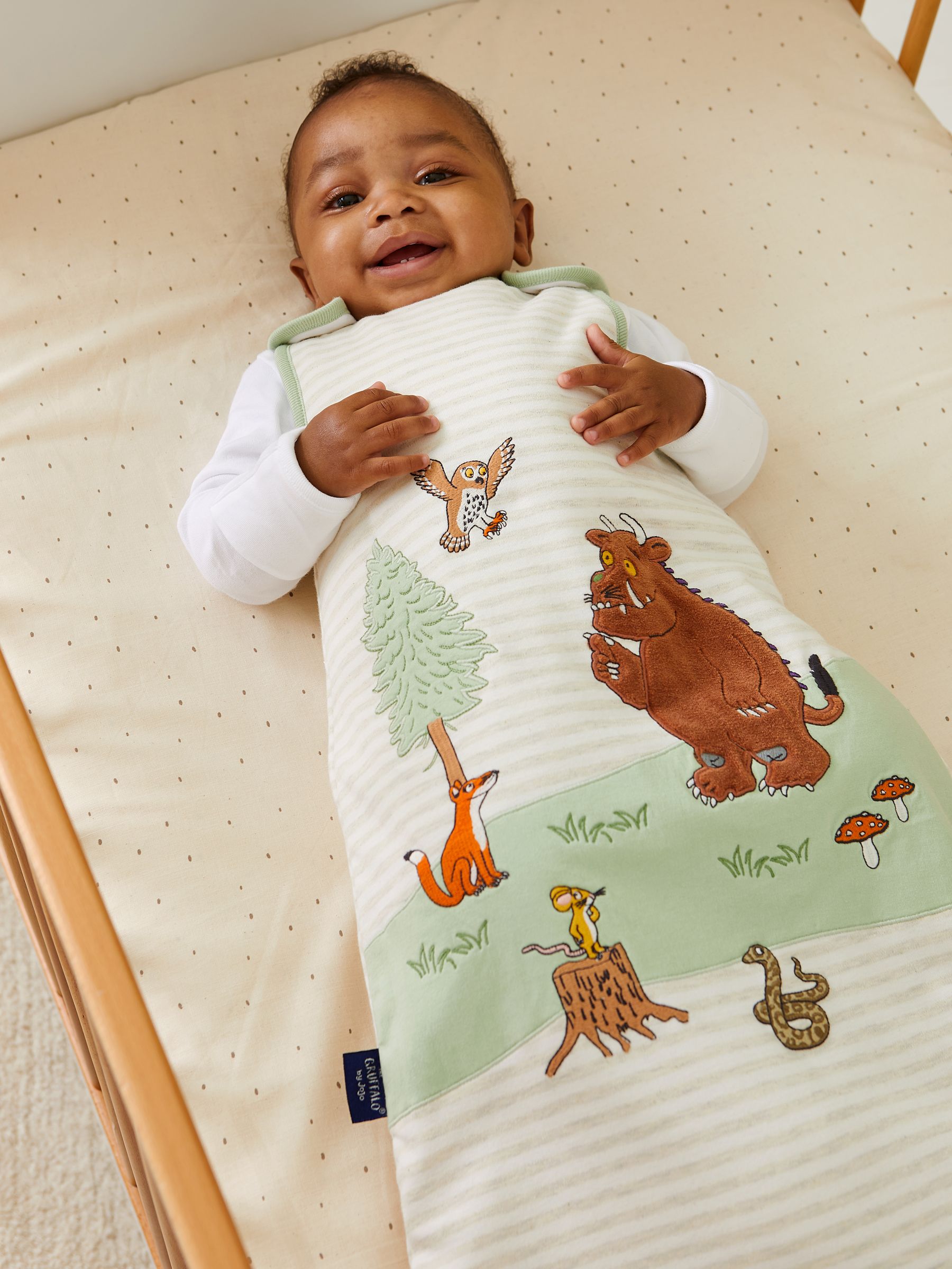 Khaki The Gruffalo Appliqué Baby Sleeping Bag - Image 1 of 5