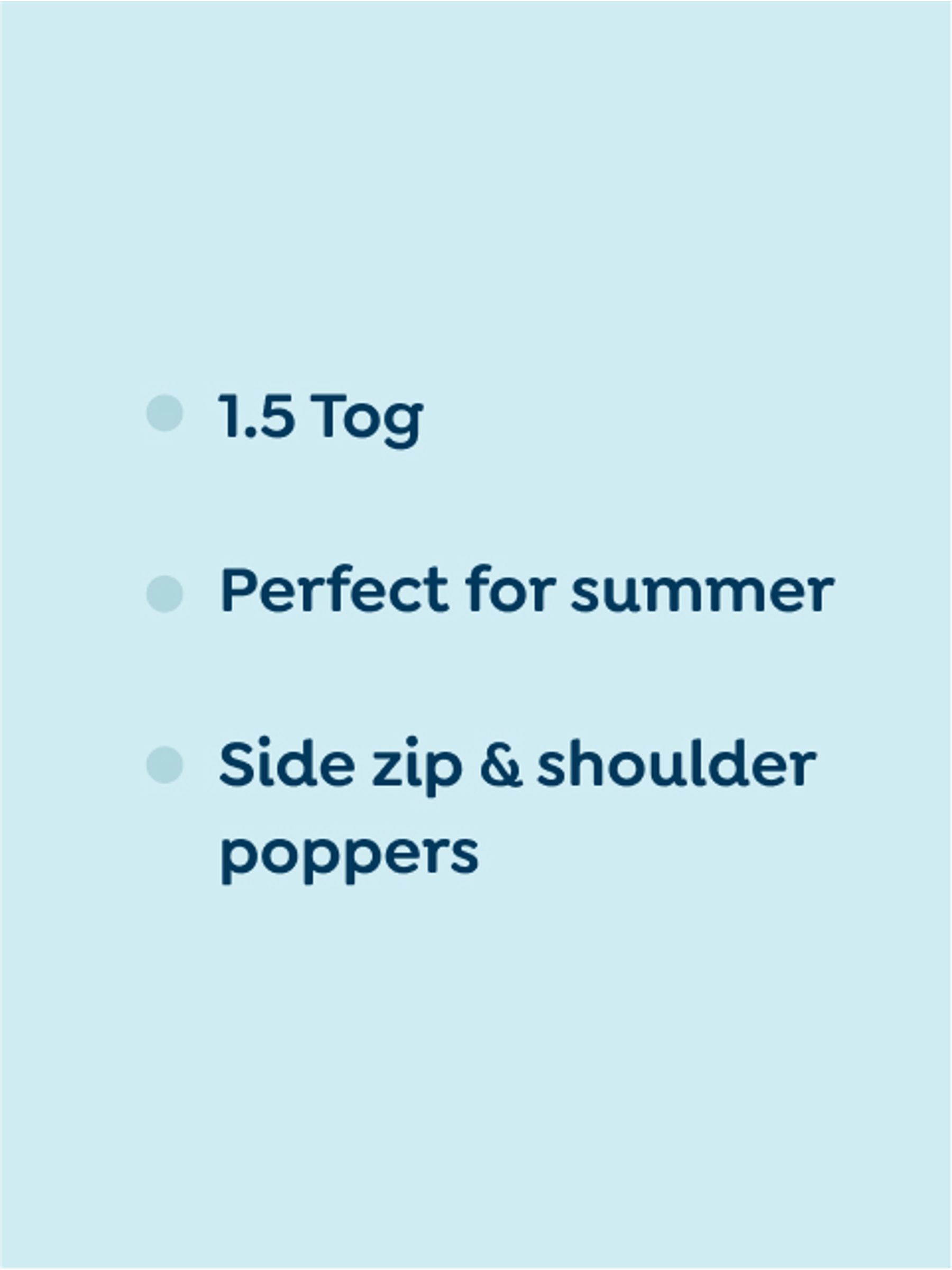Cream Rib 1 Tog Baby Sleeping Bag - Image 6 of 6