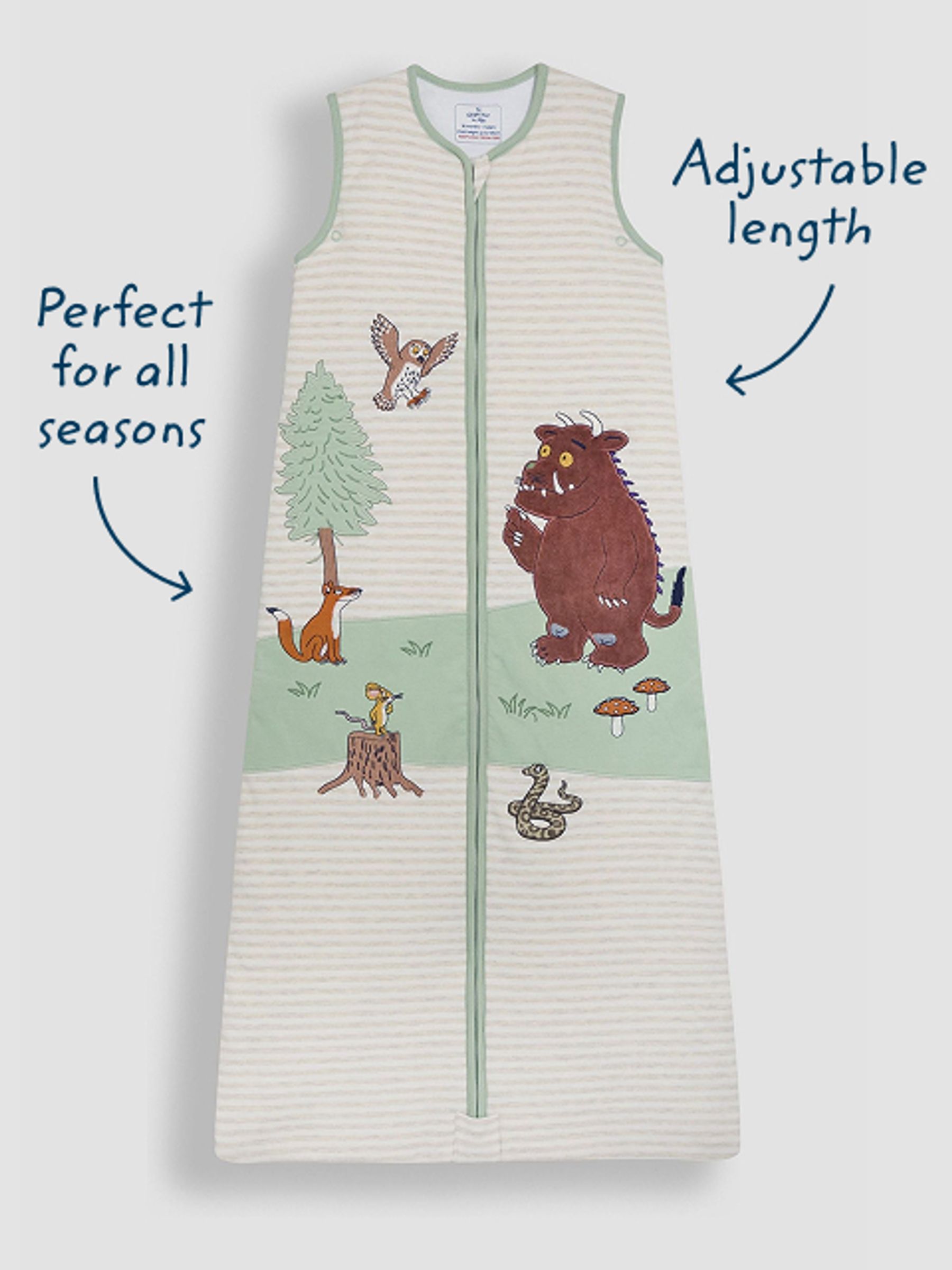 The Gruffalo Appliqué Toddler Sleeping Bag - Image 7 of 9