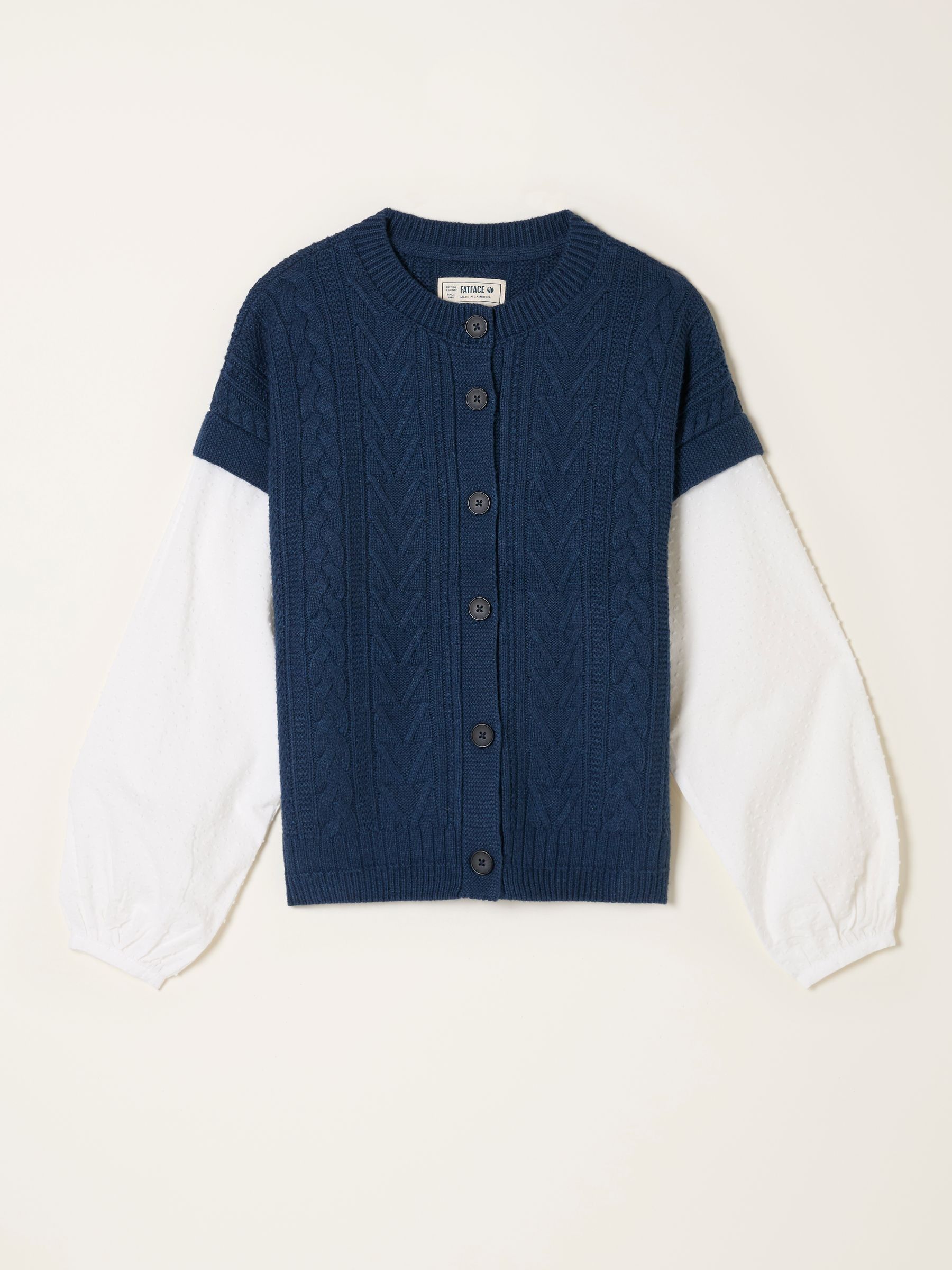 Odette Navy Button Front 2 in 1 - Image 6 of 6