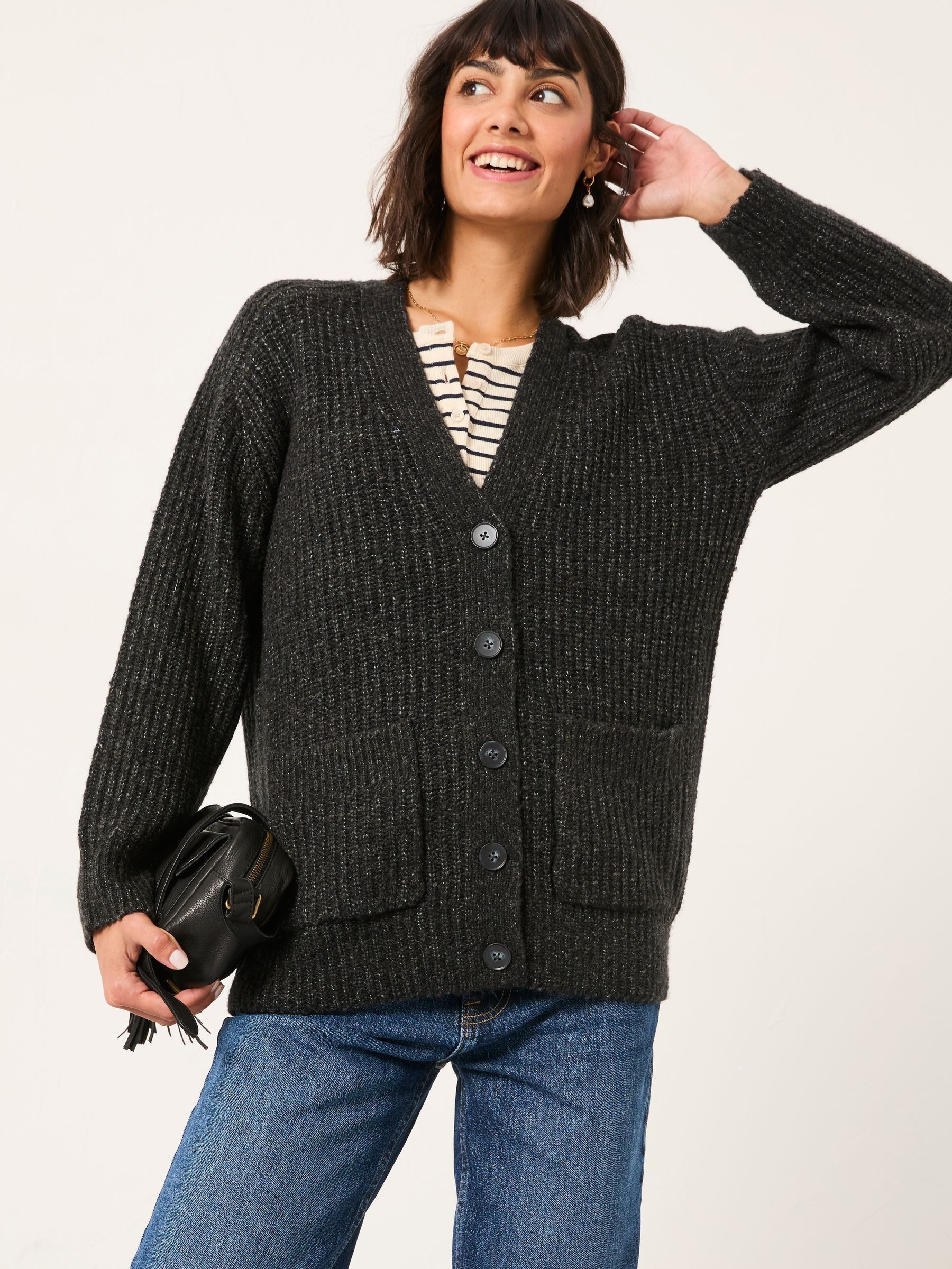 Oversized Knitted Cardigan