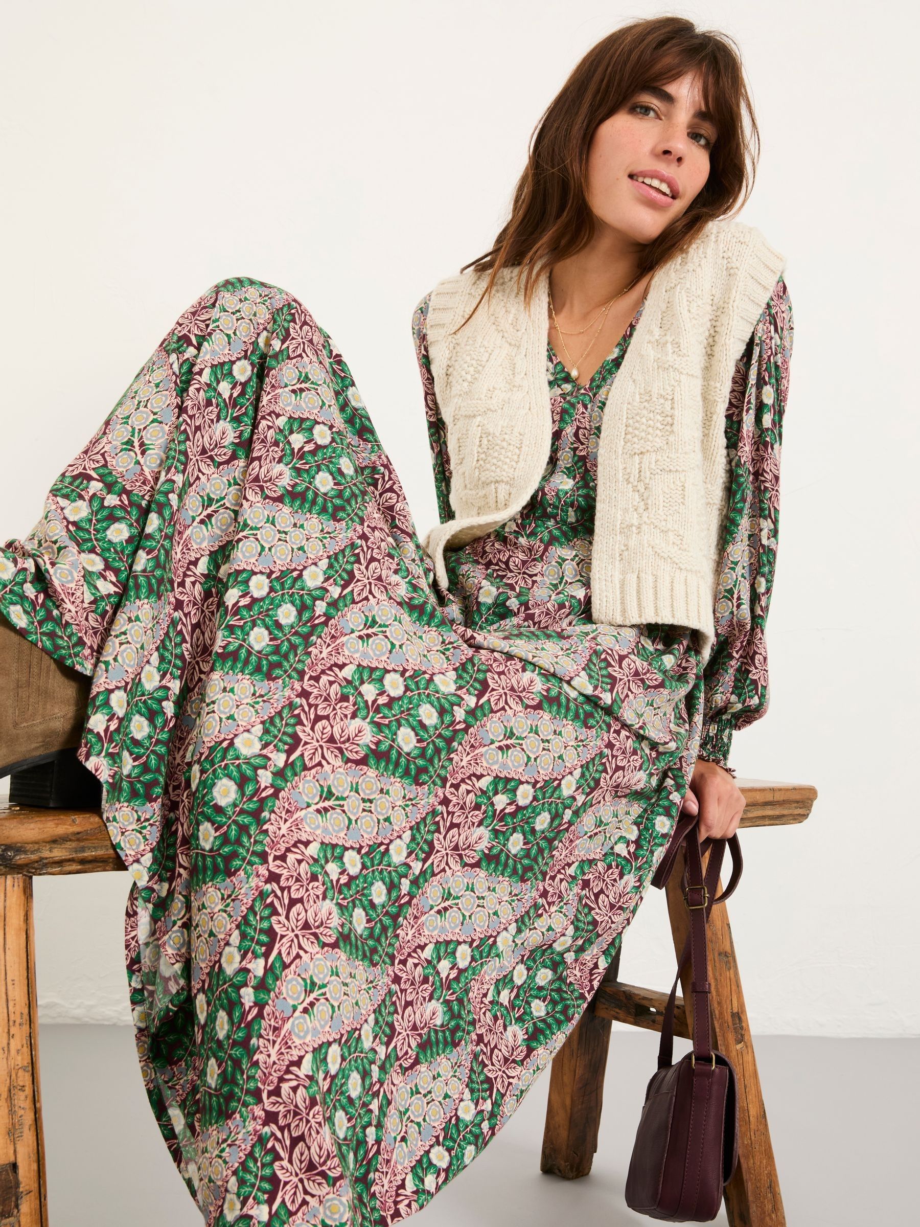 Ivory Tulip Knitted Waistcoat - Image 3 of 5