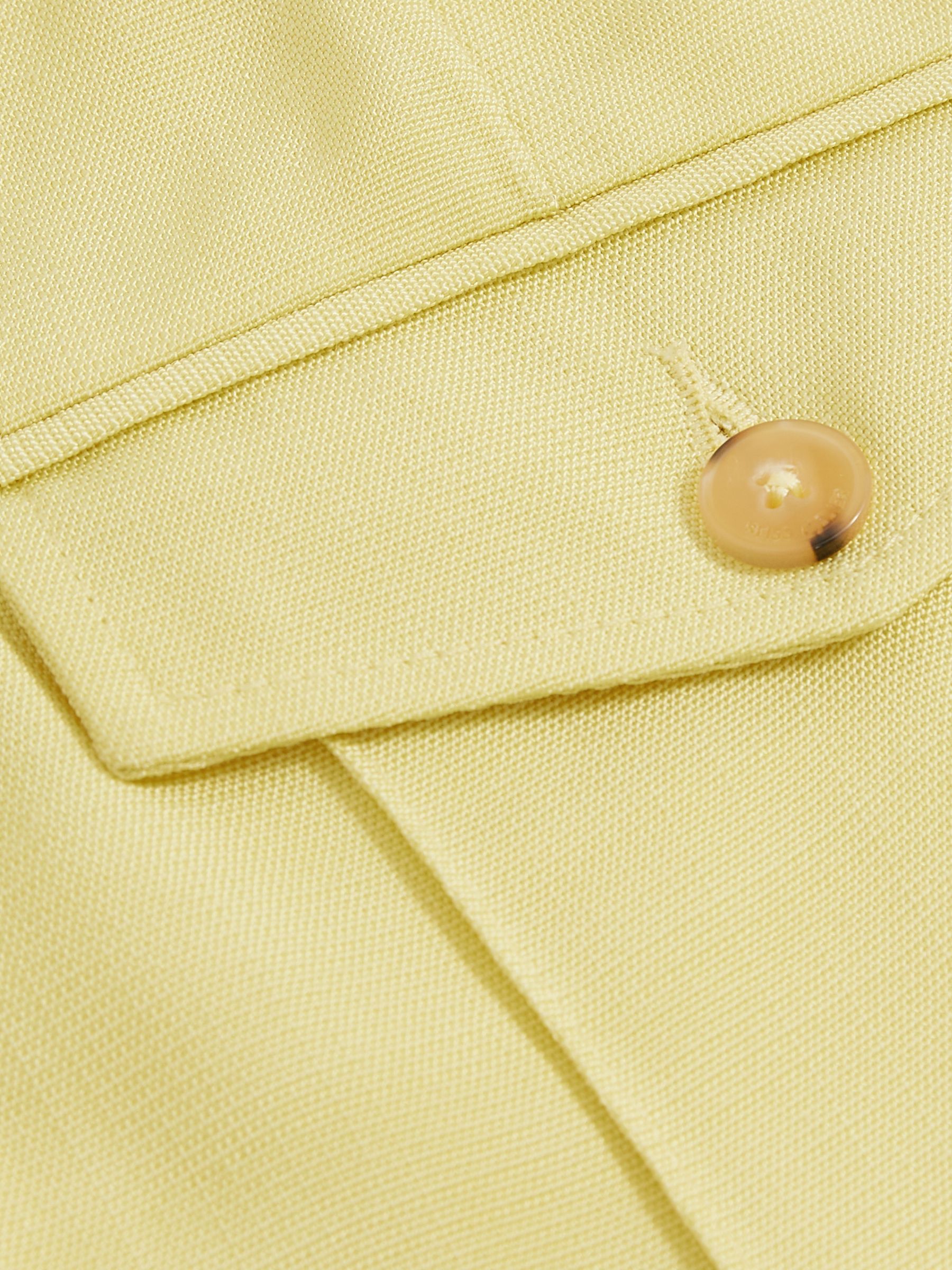 Atelier Wide-Leg Suit Trousers in Lemon - Image 7 of 7