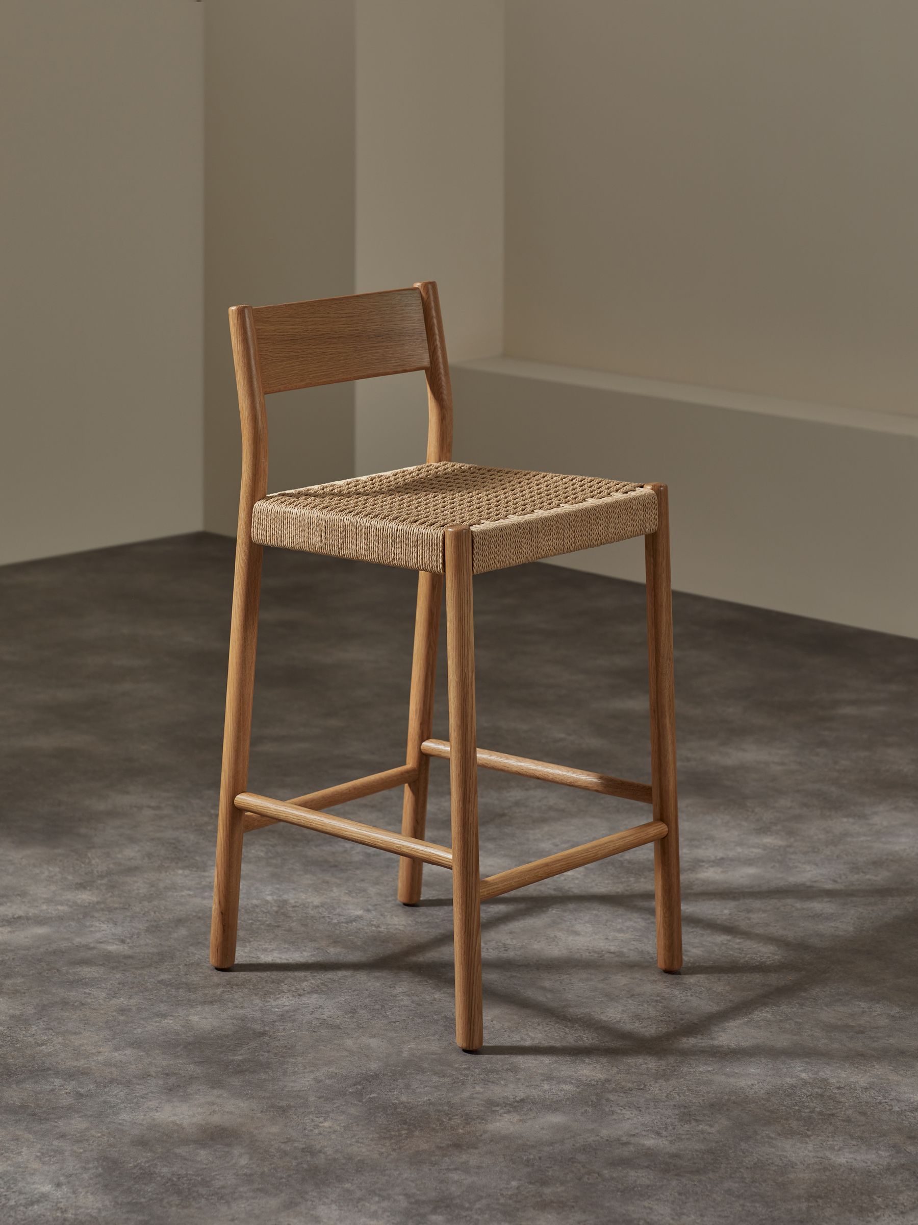 Rhye Bar Stool in Natural - Image 2 of 6 Rhye Bar Stool in Natural - Image 2 of 6