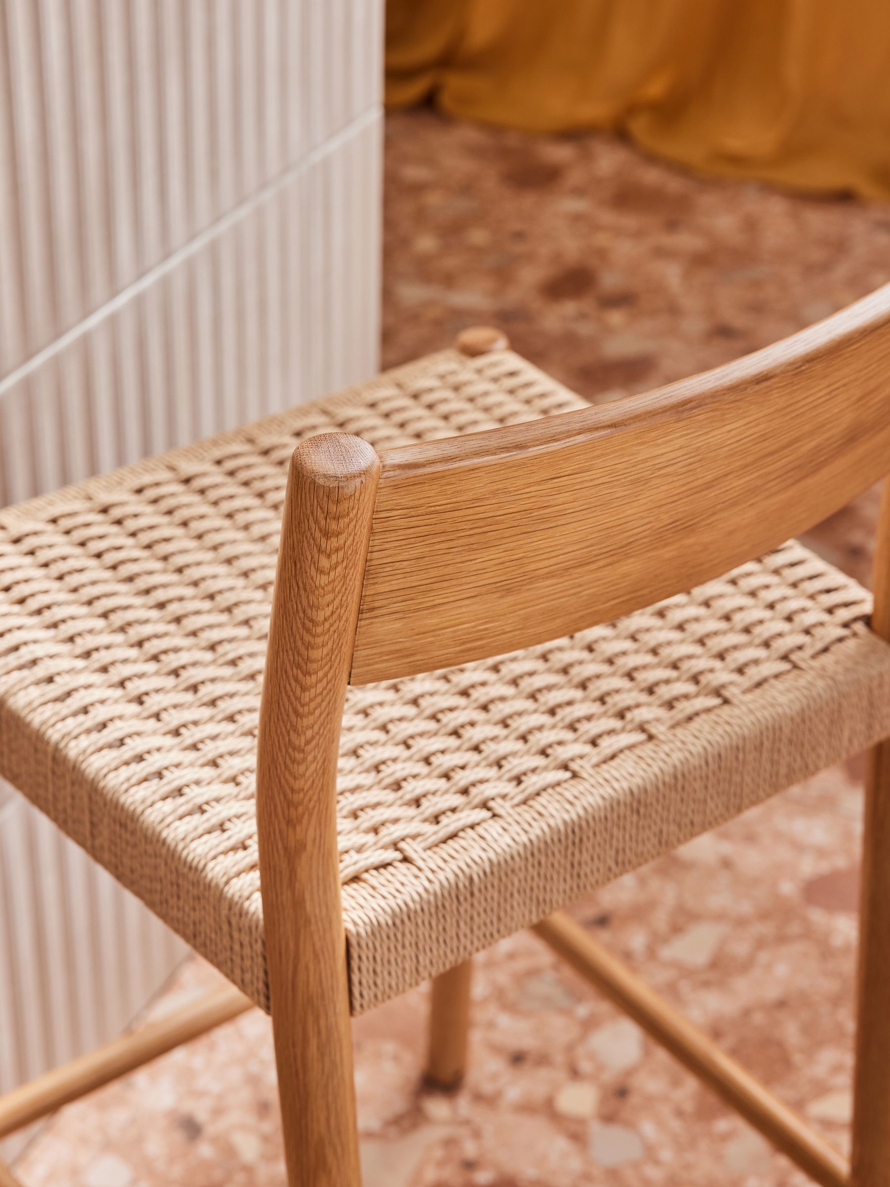 Rhye Bar Stool in Natural - Image 3 of 6