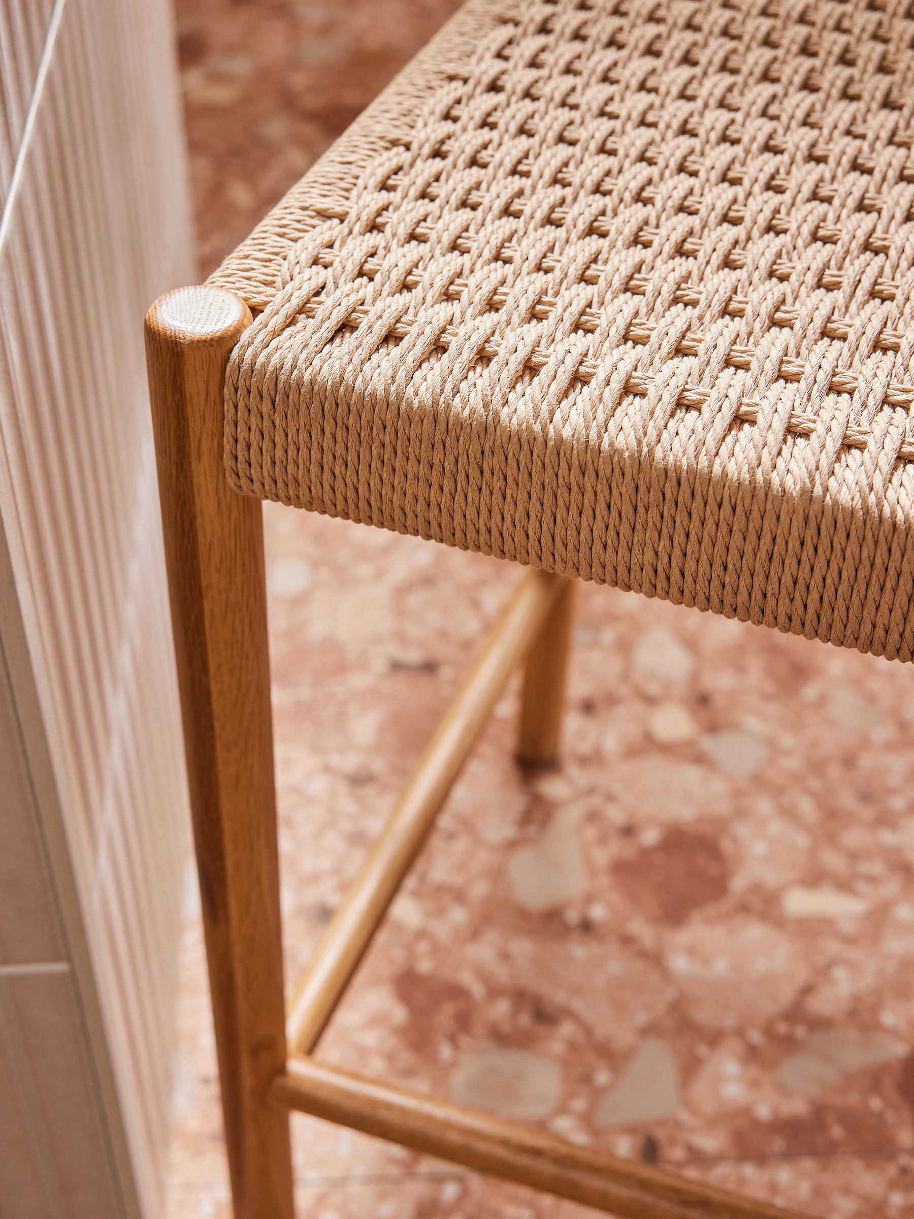 Rhye Bar Stool in Natural - Image 4 of 6