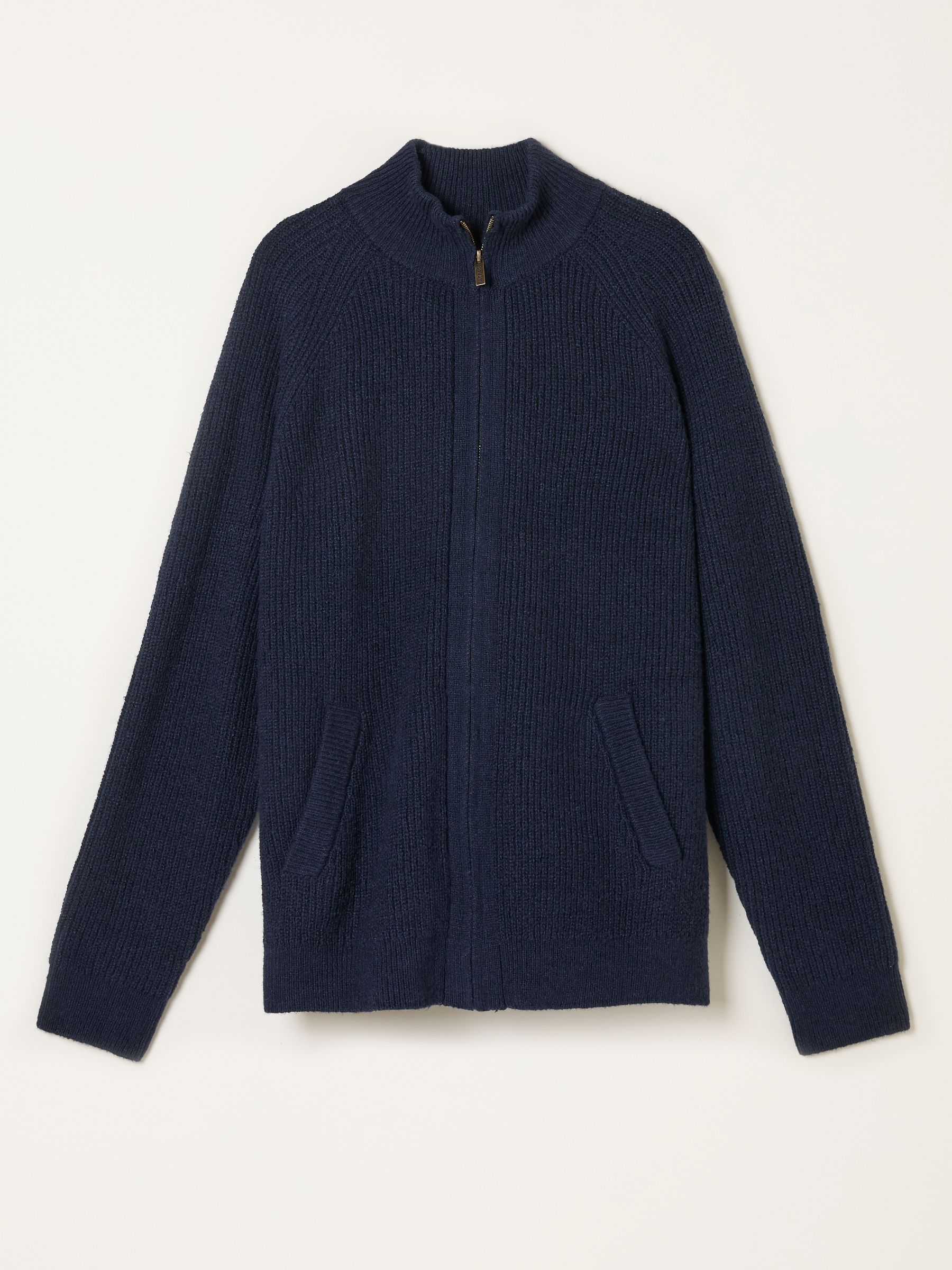 Harwick Navy Zip Through Bomber - Image 5 of 5