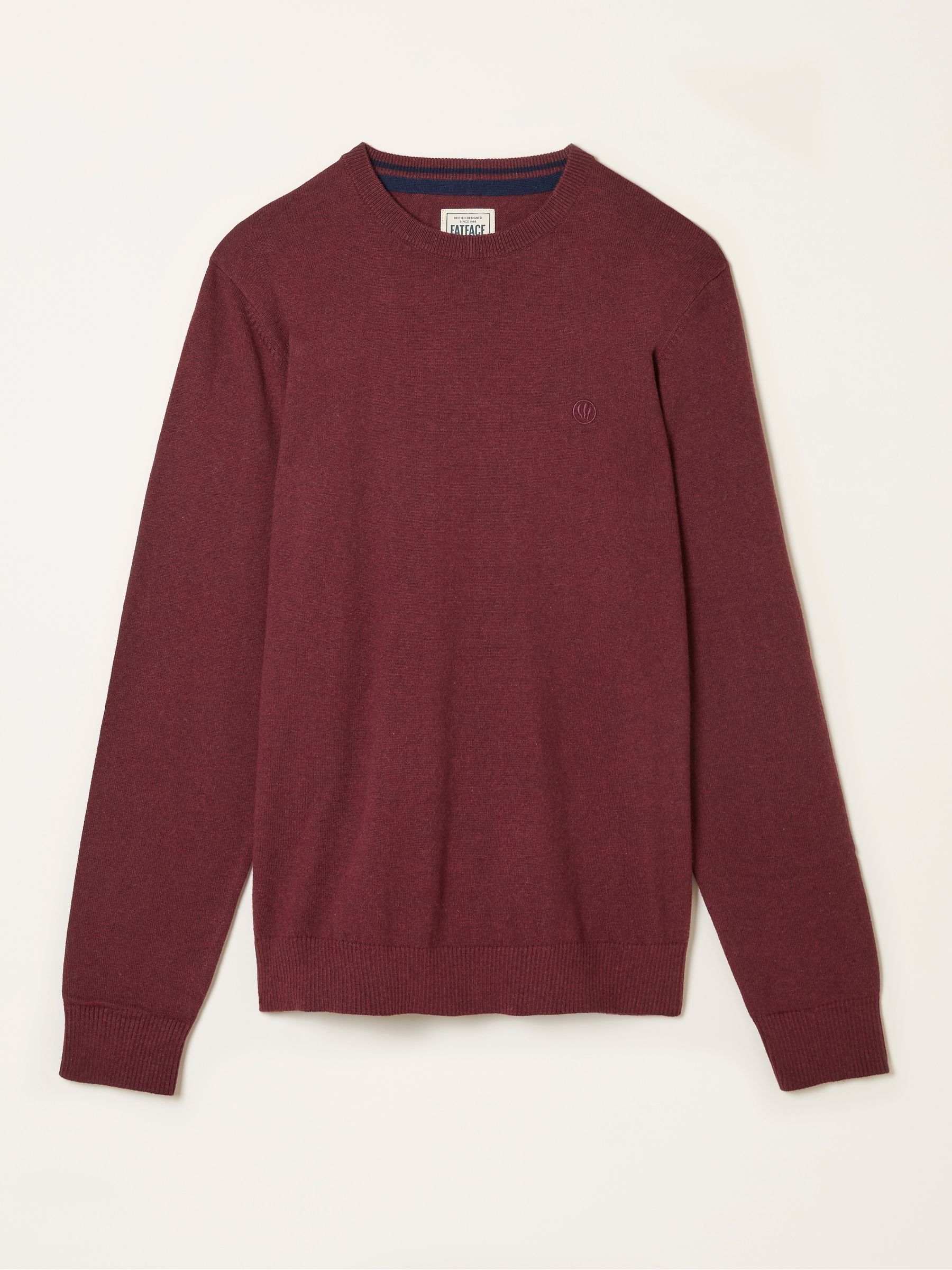 Rye Claret Crew Neck Knitted Jumper - Image 5 of 5