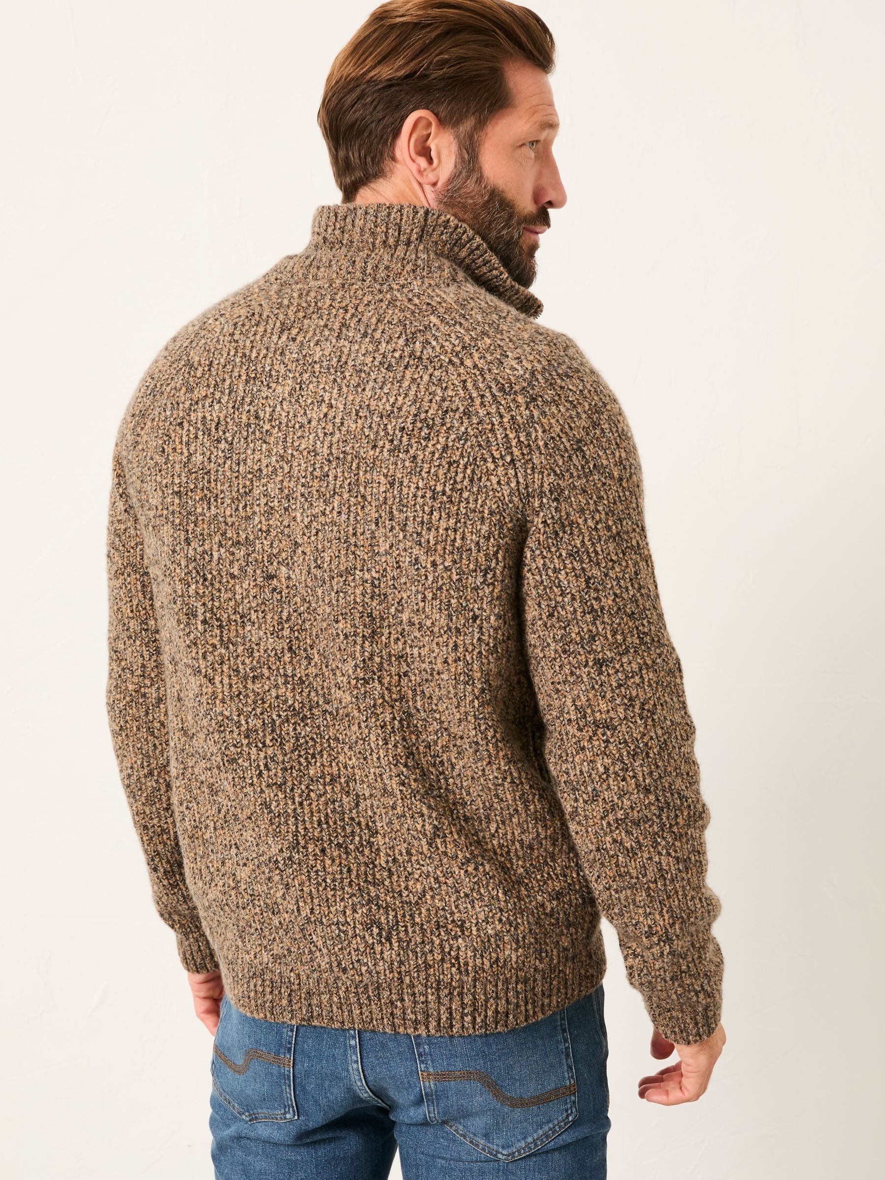 Williton Natural Half Neck Knitted Jumper - Image 2 of 6