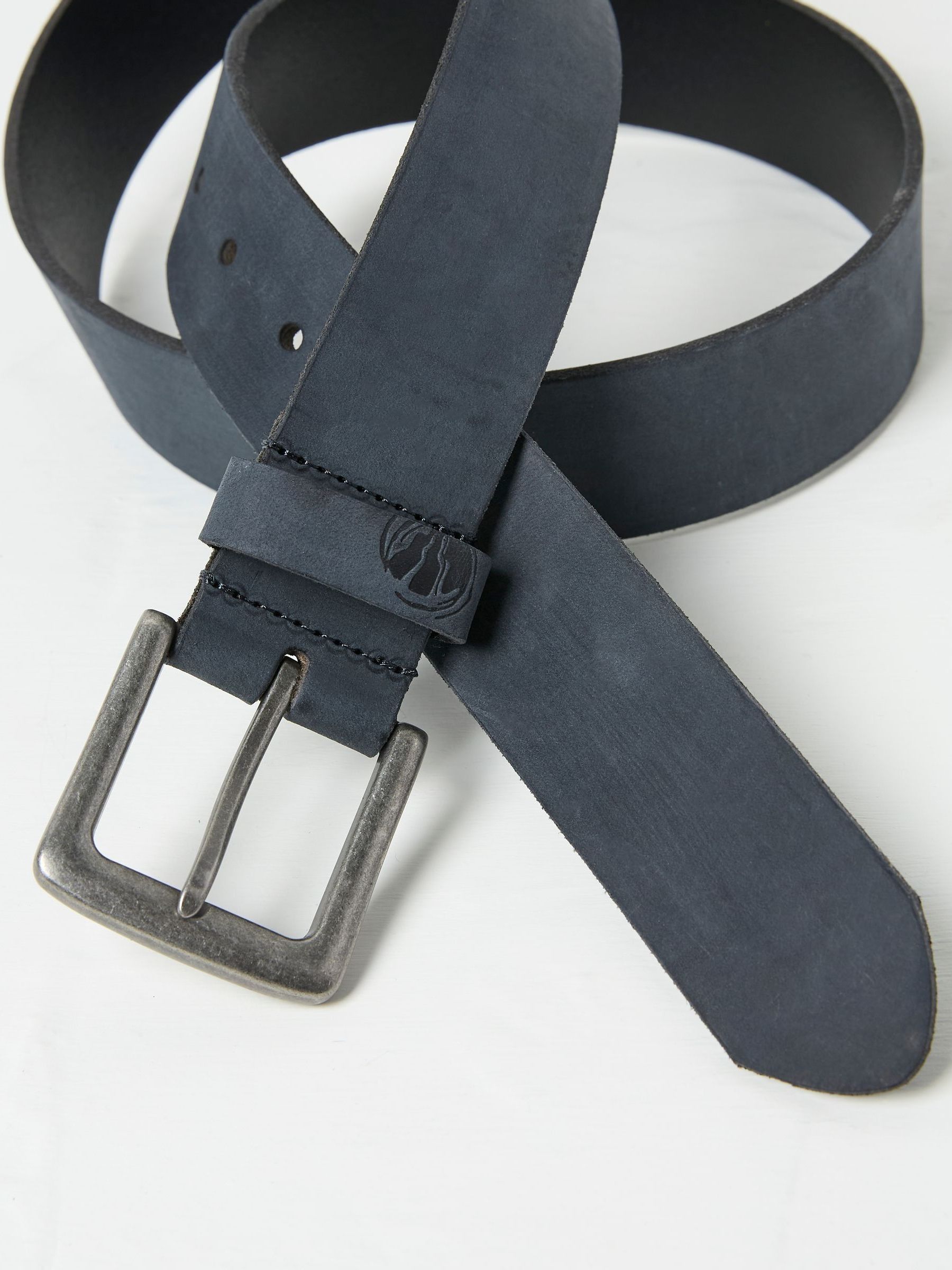 Blue Nubuck Leather Belt - Image 2 of 2