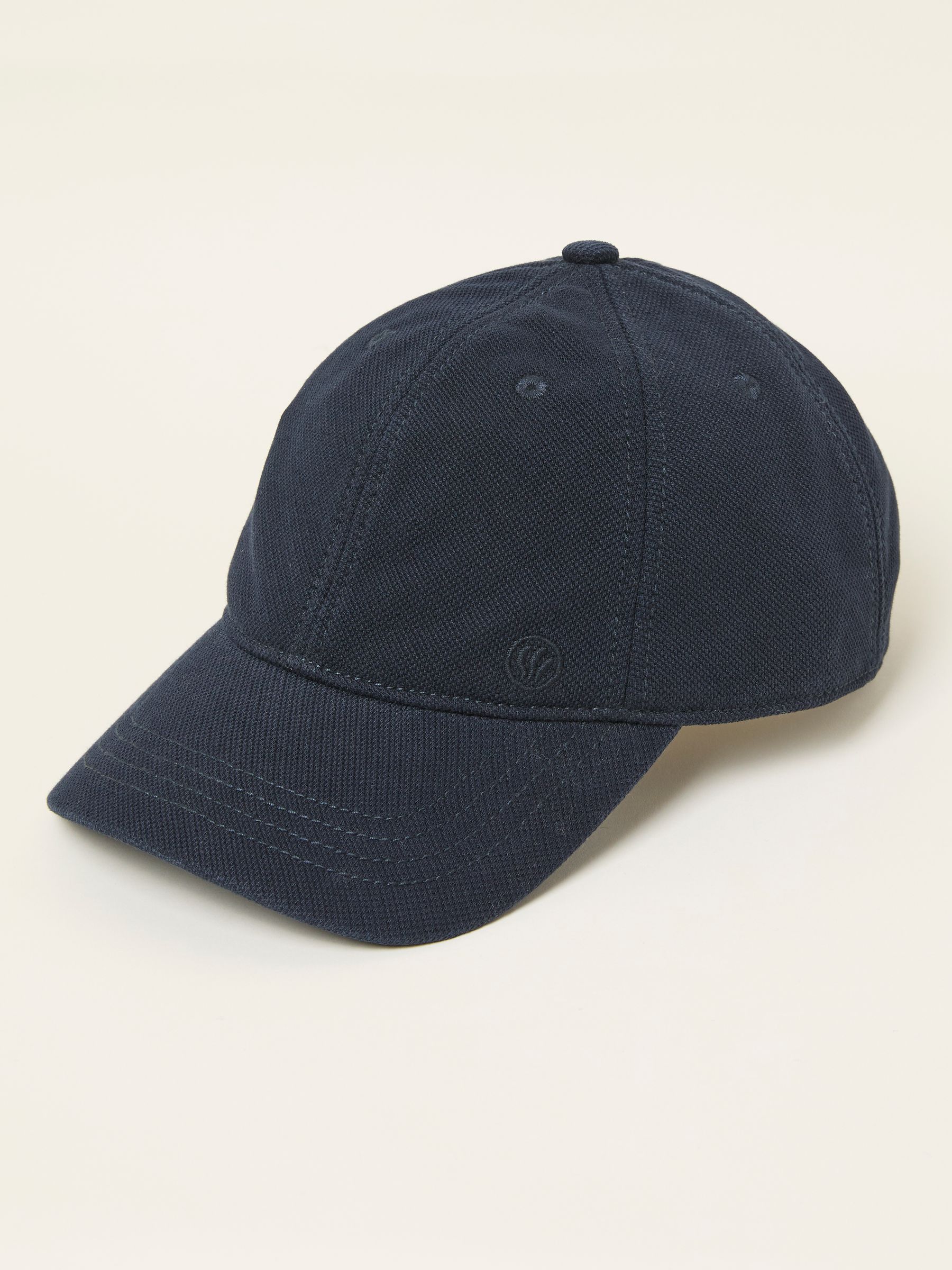 Navy Textured Baseball Cap - Image 1 of 2