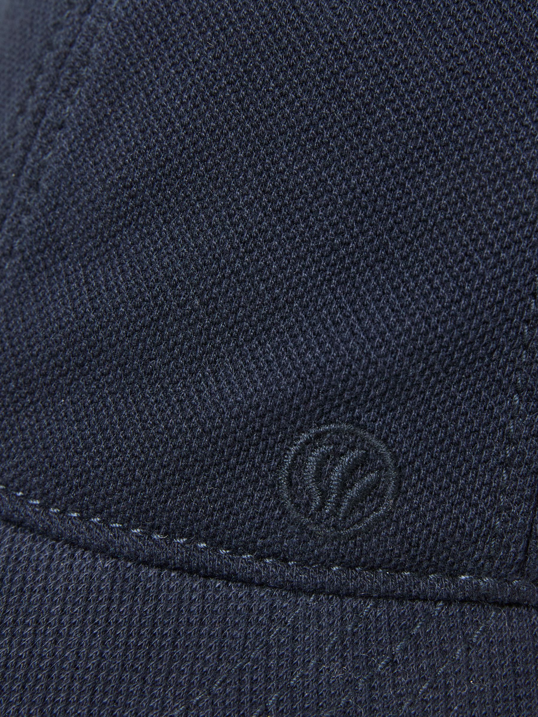 Navy Textured Baseball Cap - Image 2 of 2