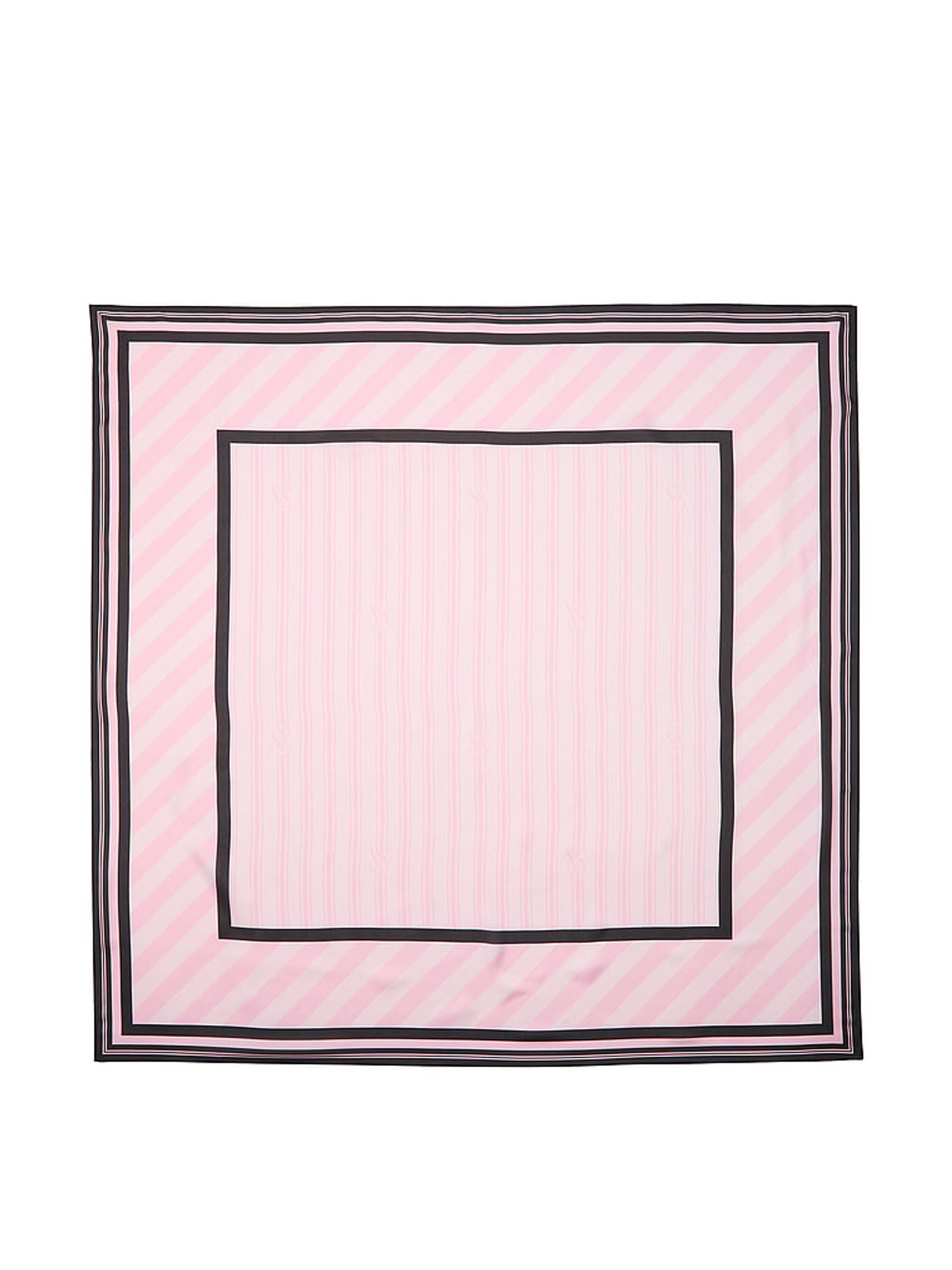 Heritage Stripe Pink Satin Scarf - Image 2 of 2