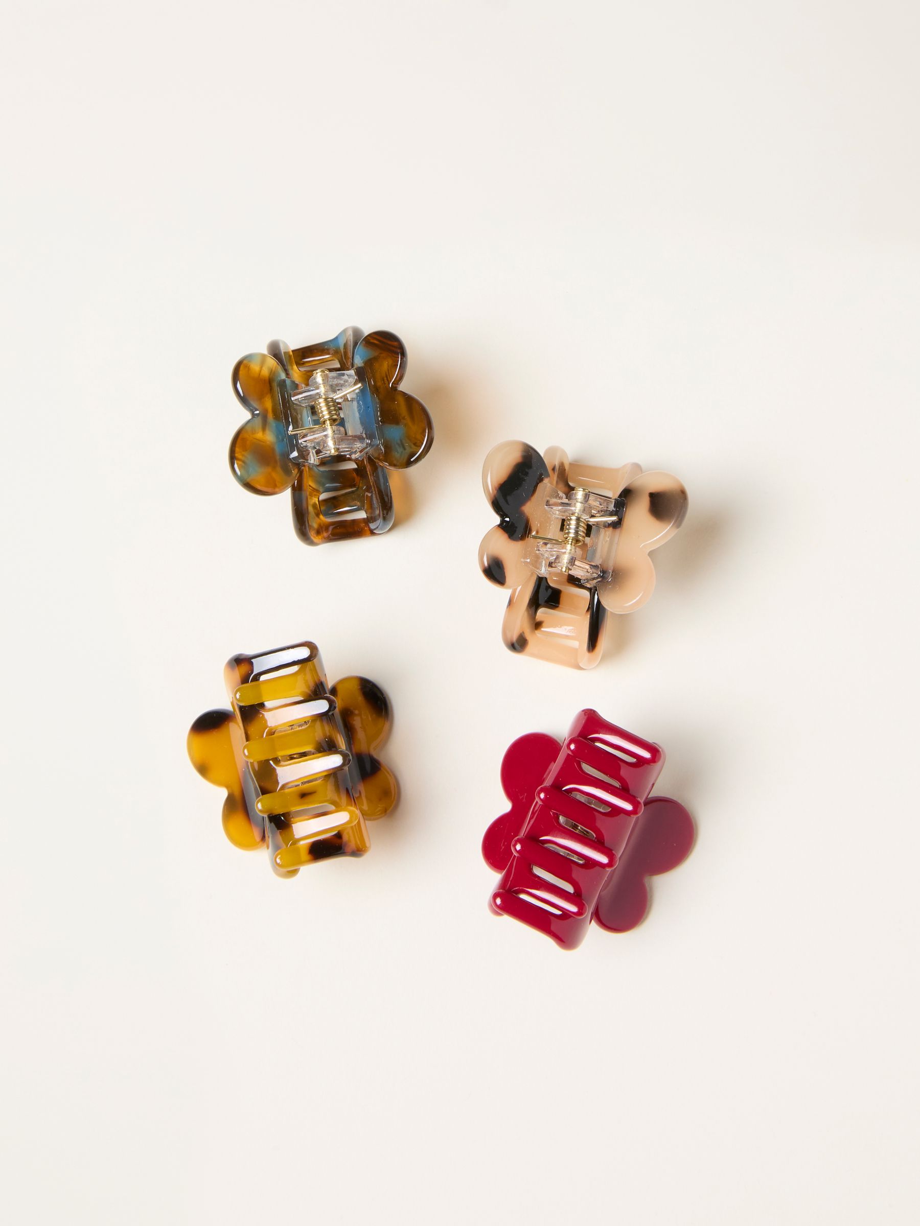 Multi 4 Pack Mini Claw Clips - Image 2 of 2 Multi 4 Pack Mini Claw Clips - Image 2 of 2
