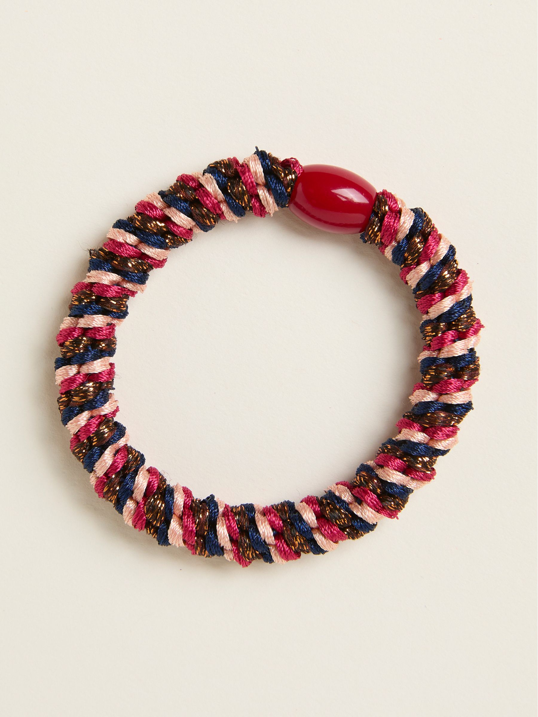 Red Twist Hair Tie - Image 1 of 2 Red Twist Hair Tie - Image 1 of 2