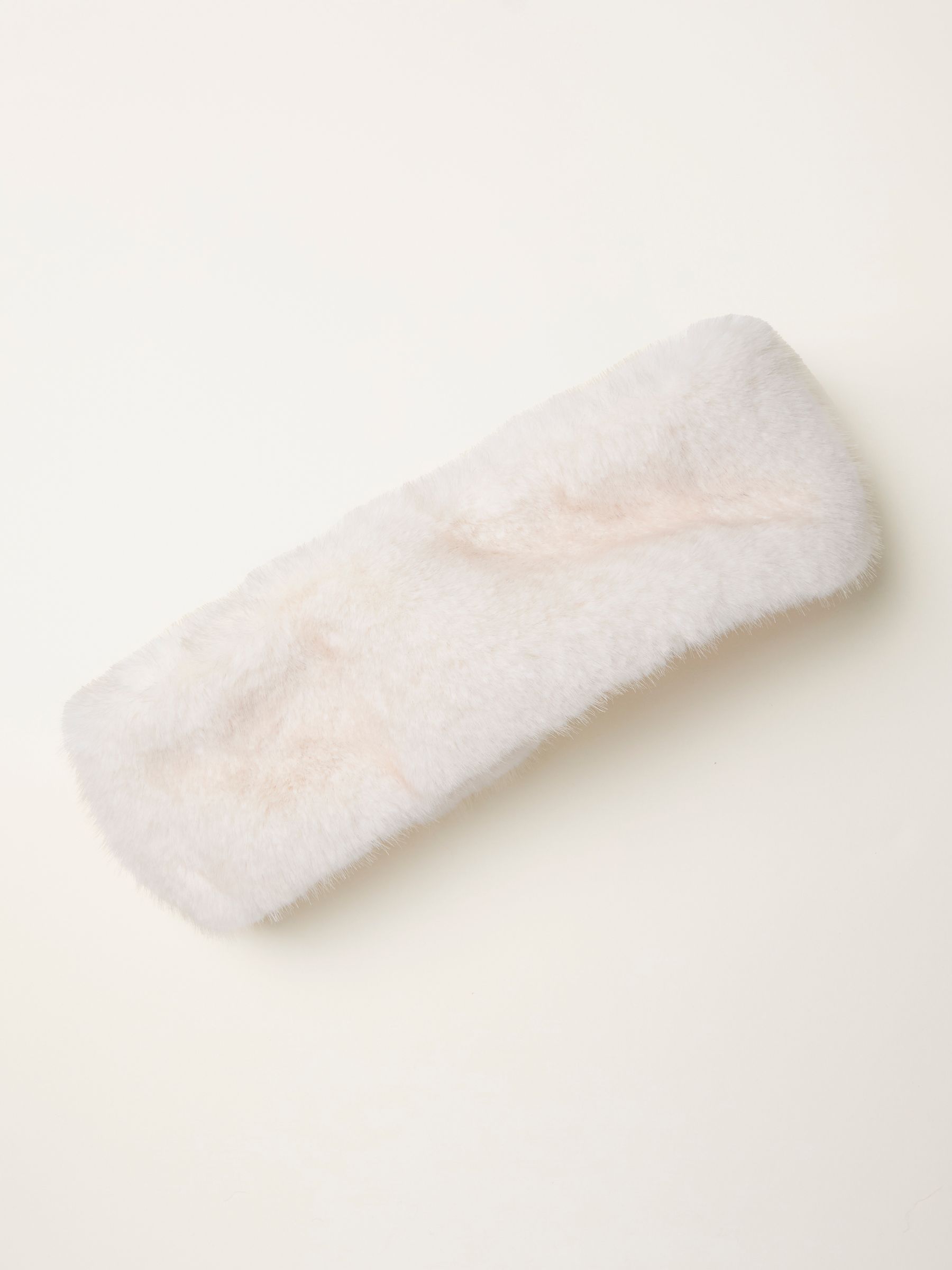 Ivory Faux Fur Headband - Image 1 of 2