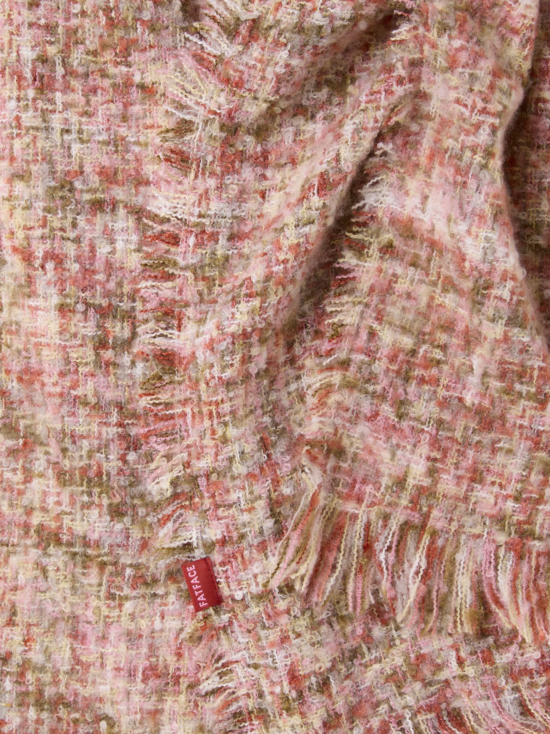 Jenny Pink Check Scarf - Image 2 of 2