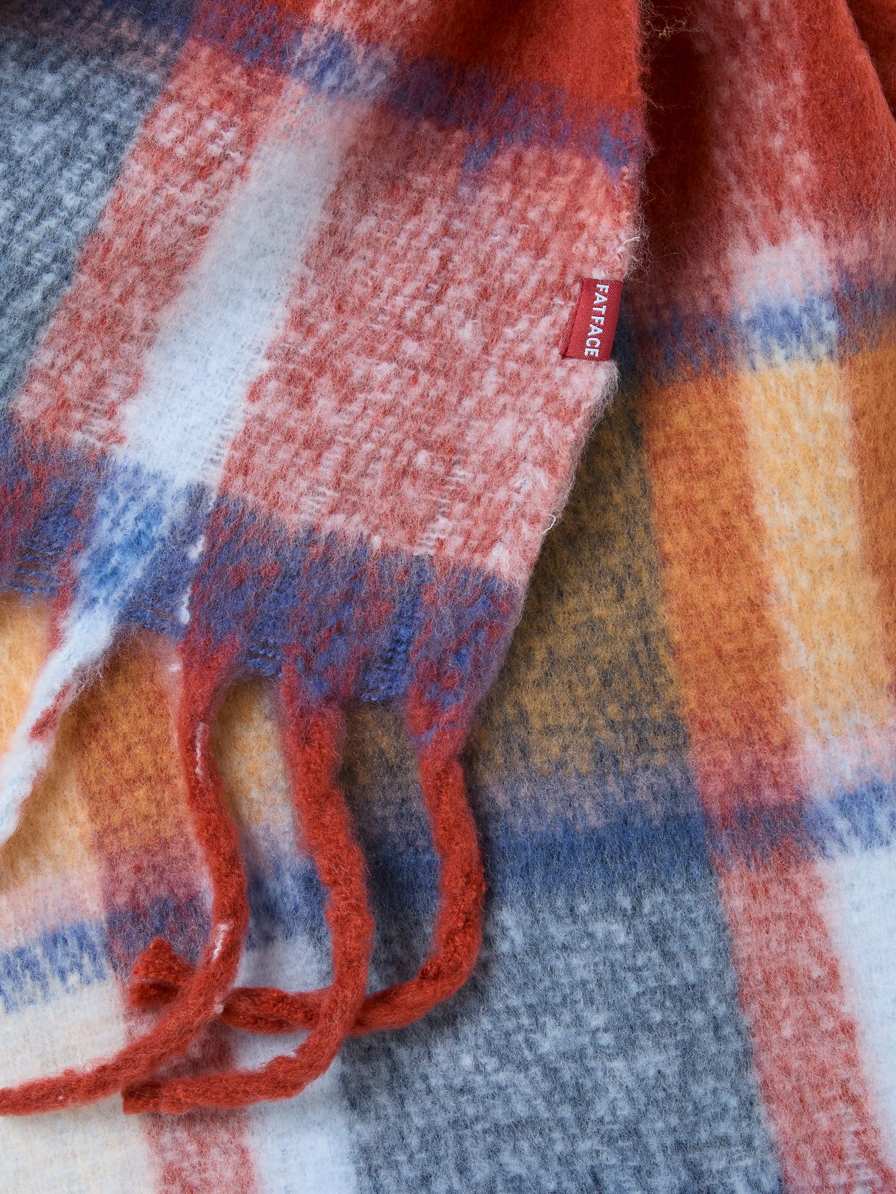 Susie Multi Check Scarf - Image 2 of 2