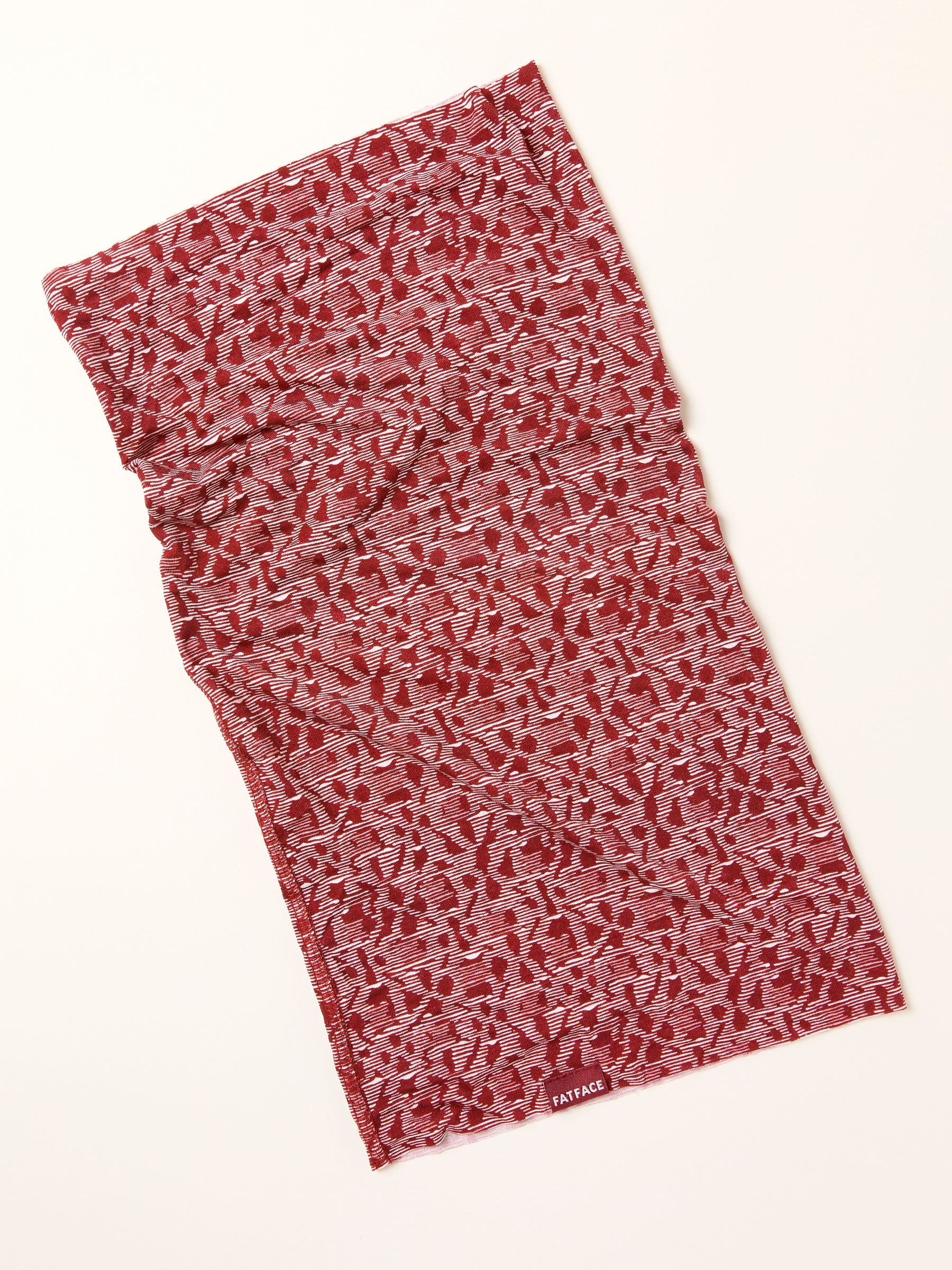 Red Ikat Print Multi Snood - Image 2 of 2