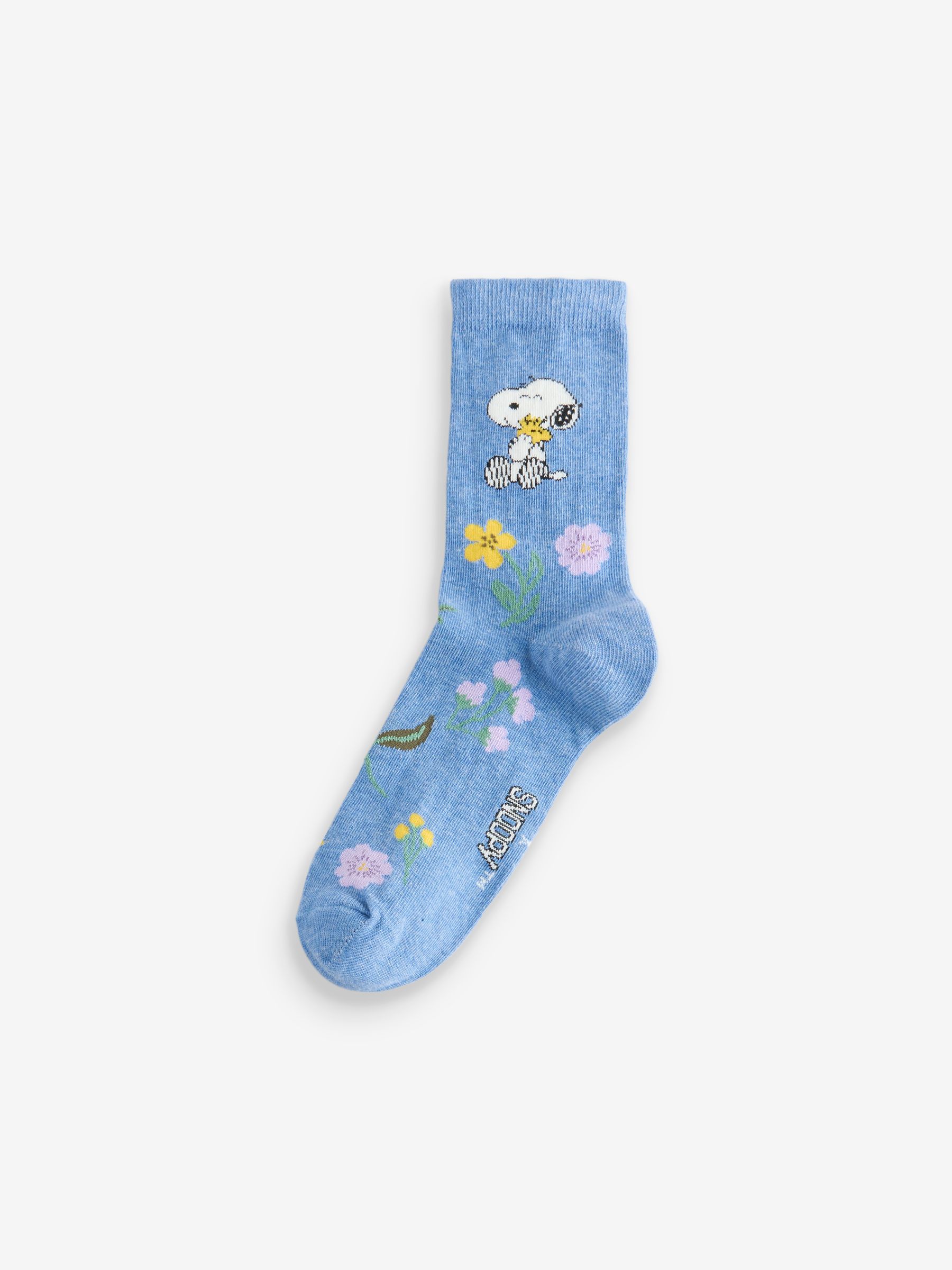 Multi Colour 2 Pairs of Snoopy Socks - Image 2 of 3