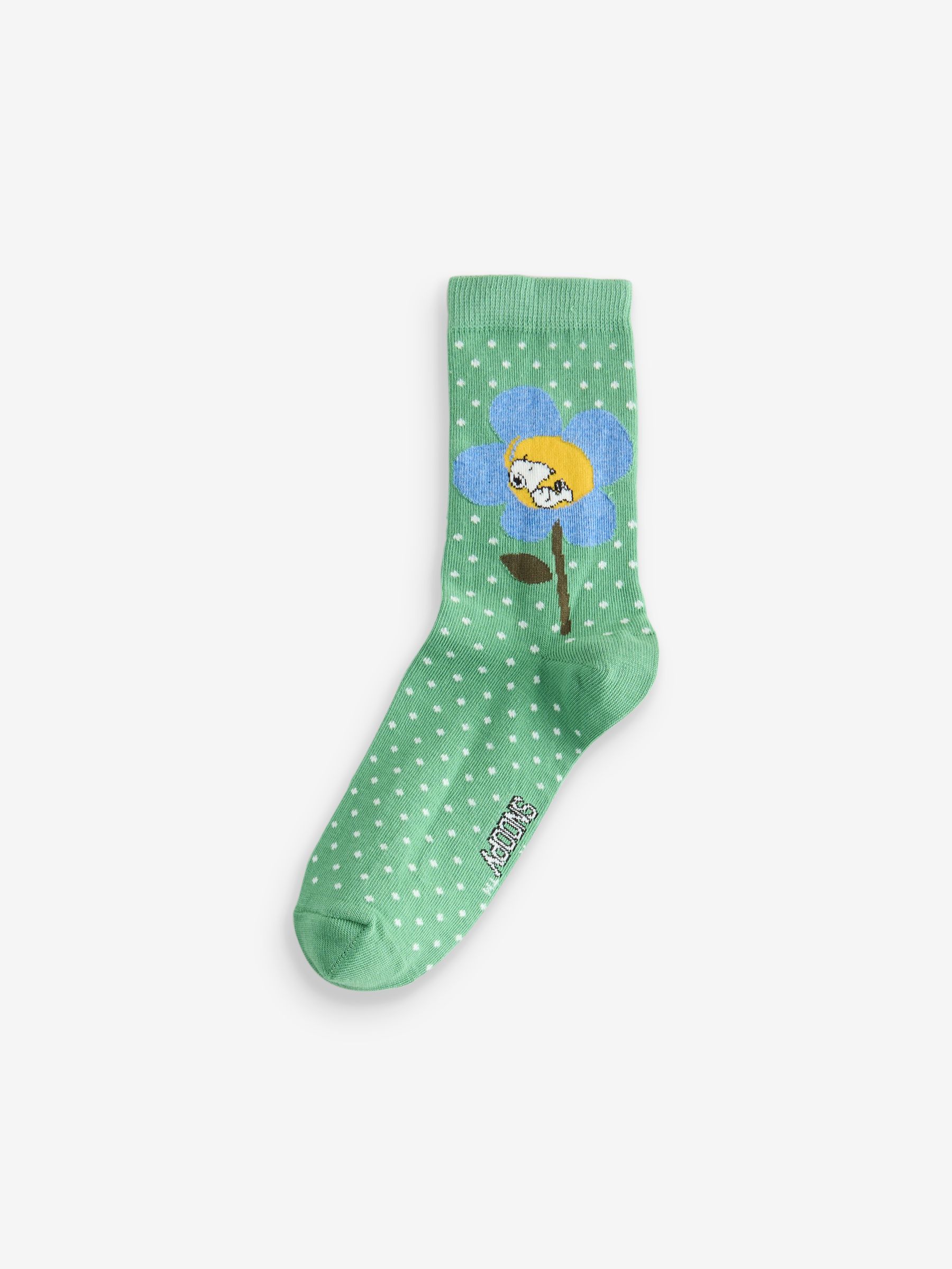 Multi Colour 2 Pairs of Snoopy Socks - Image 3 of 3