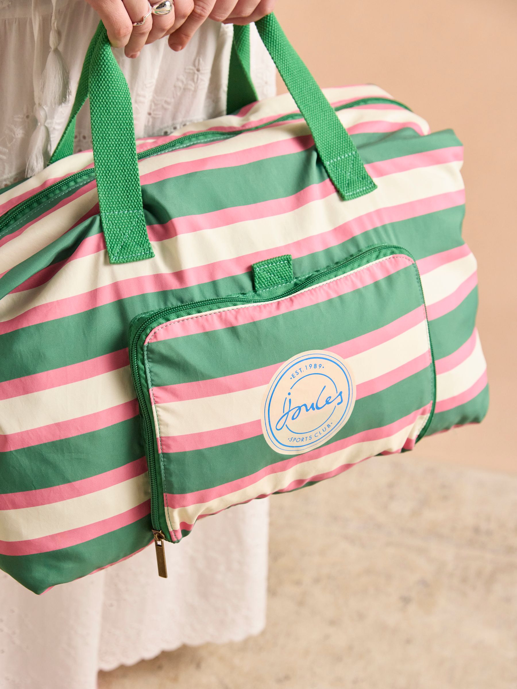 Green Resort Stripe Packaway - Duffle - Image 5 of 13