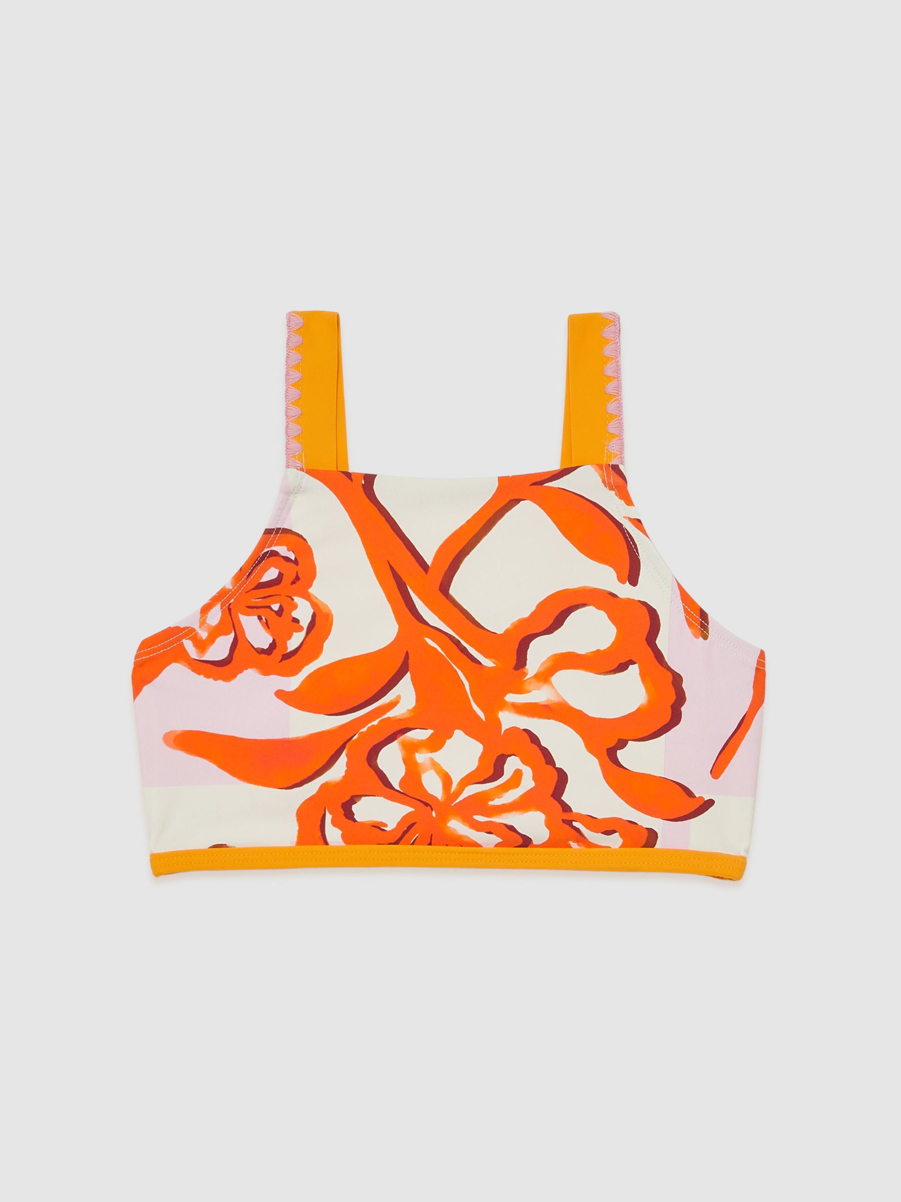 Reiss Phoebe Floral-Print Bikini Top - صورة 2 من 4 Reiss Phoebe Floral-Print Bikini Top - صورة 2 من 4
