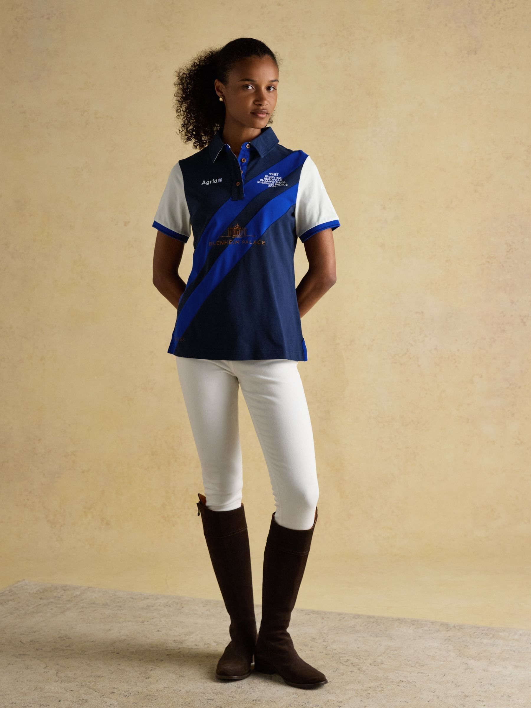 Official Blenheim Navy European Championship Pique Polo Shirt - Image 4 of 9
