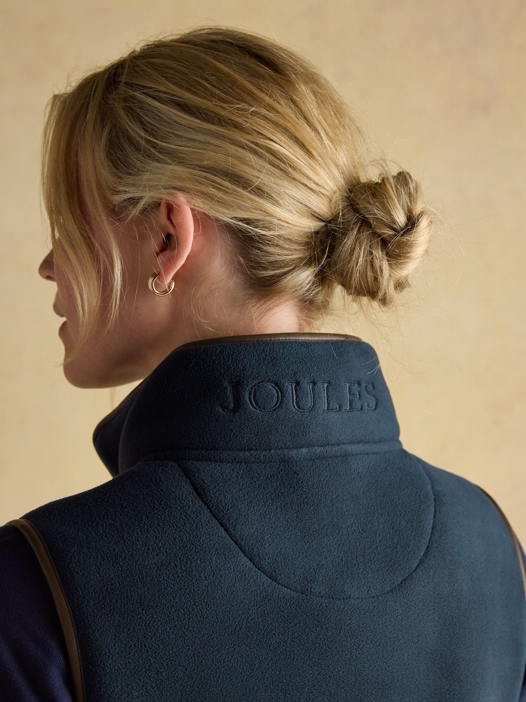Official Burghley Navy Fleece Gilet - Image 10 of 11