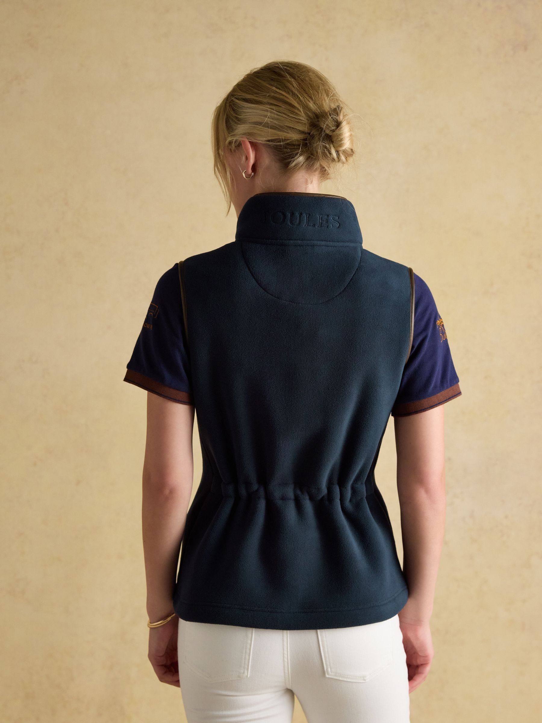 Official Burghley Navy Fleece Gilet - Image 2 of 11 Official Burghley Navy Fleece Gilet - Image 2 of 11