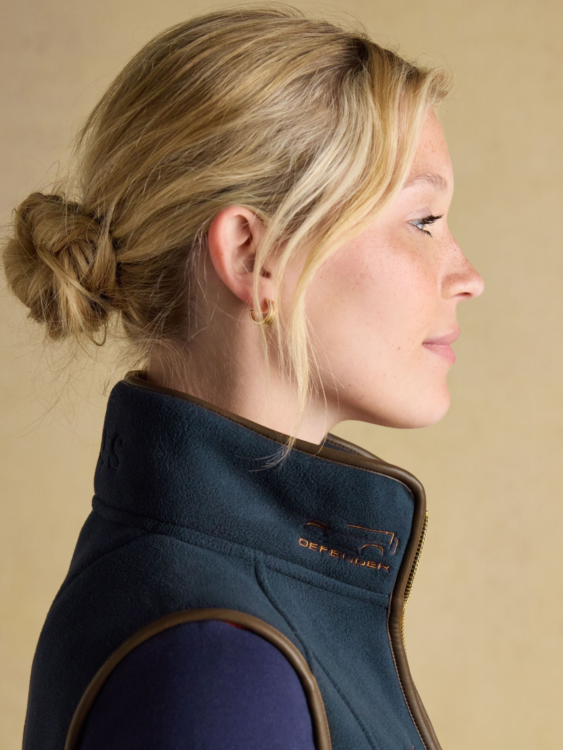 Official Burghley Navy Fleece Gilet - Image 4 of 11