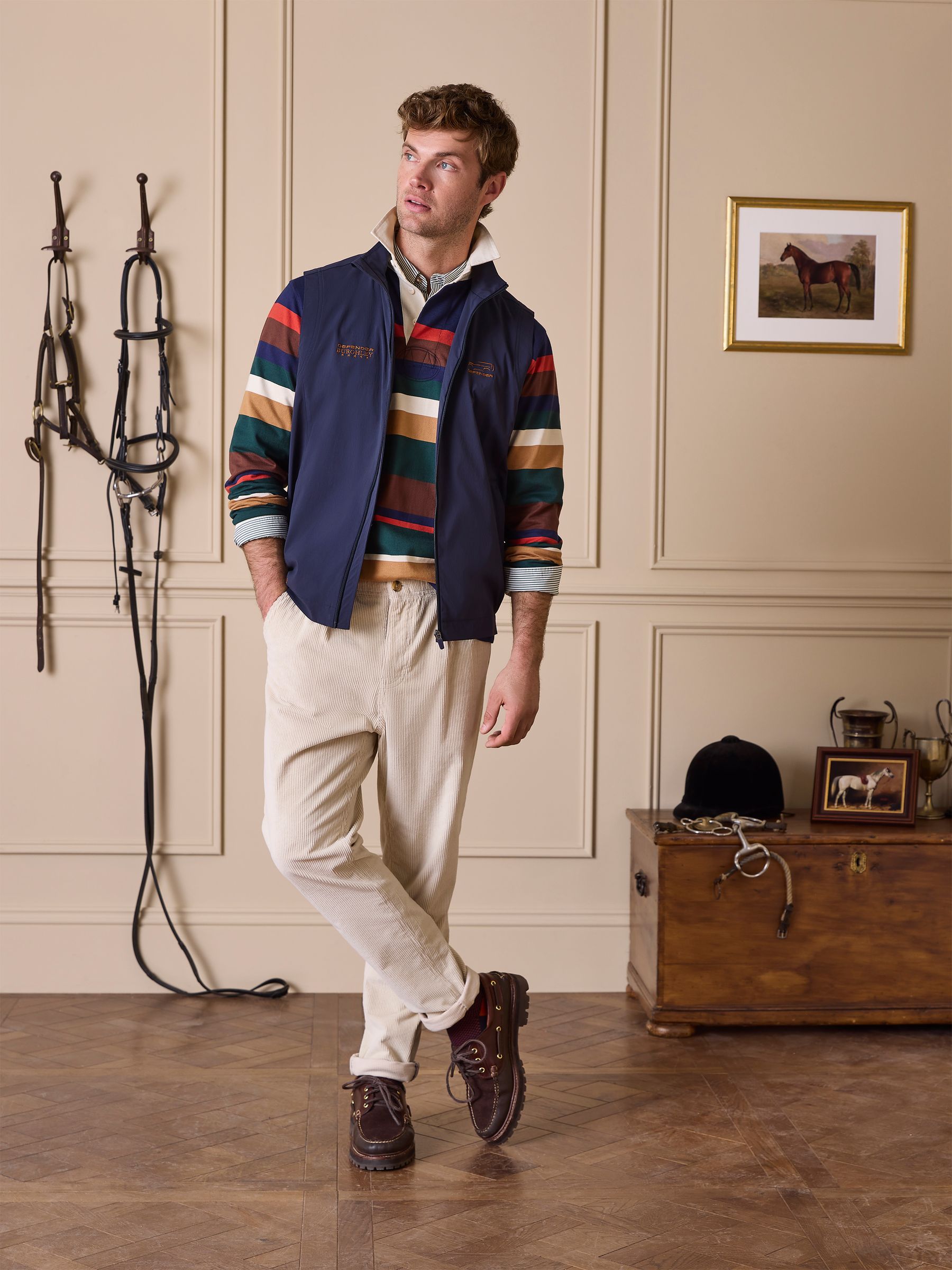 Official Burghley Navy Gilet - Image 2 of 14 Official Burghley Navy Gilet - Image 2 of 14