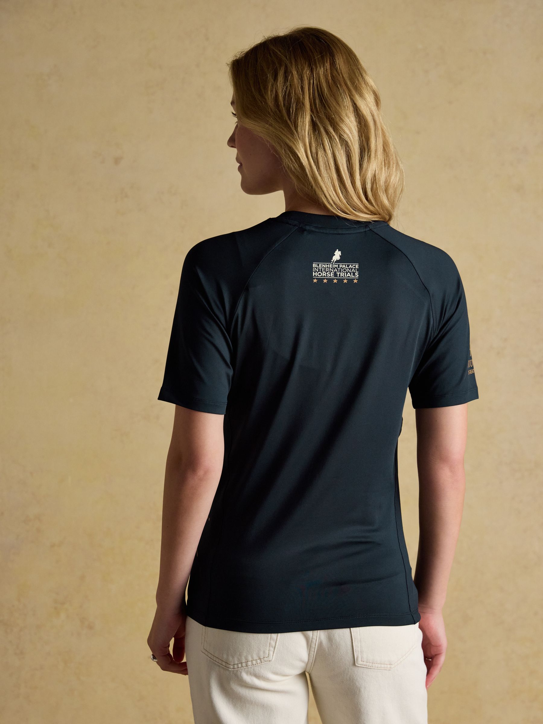 Official Blenhiem Navy European Championship Short Sleeve Sports Top - Image 2 of 7